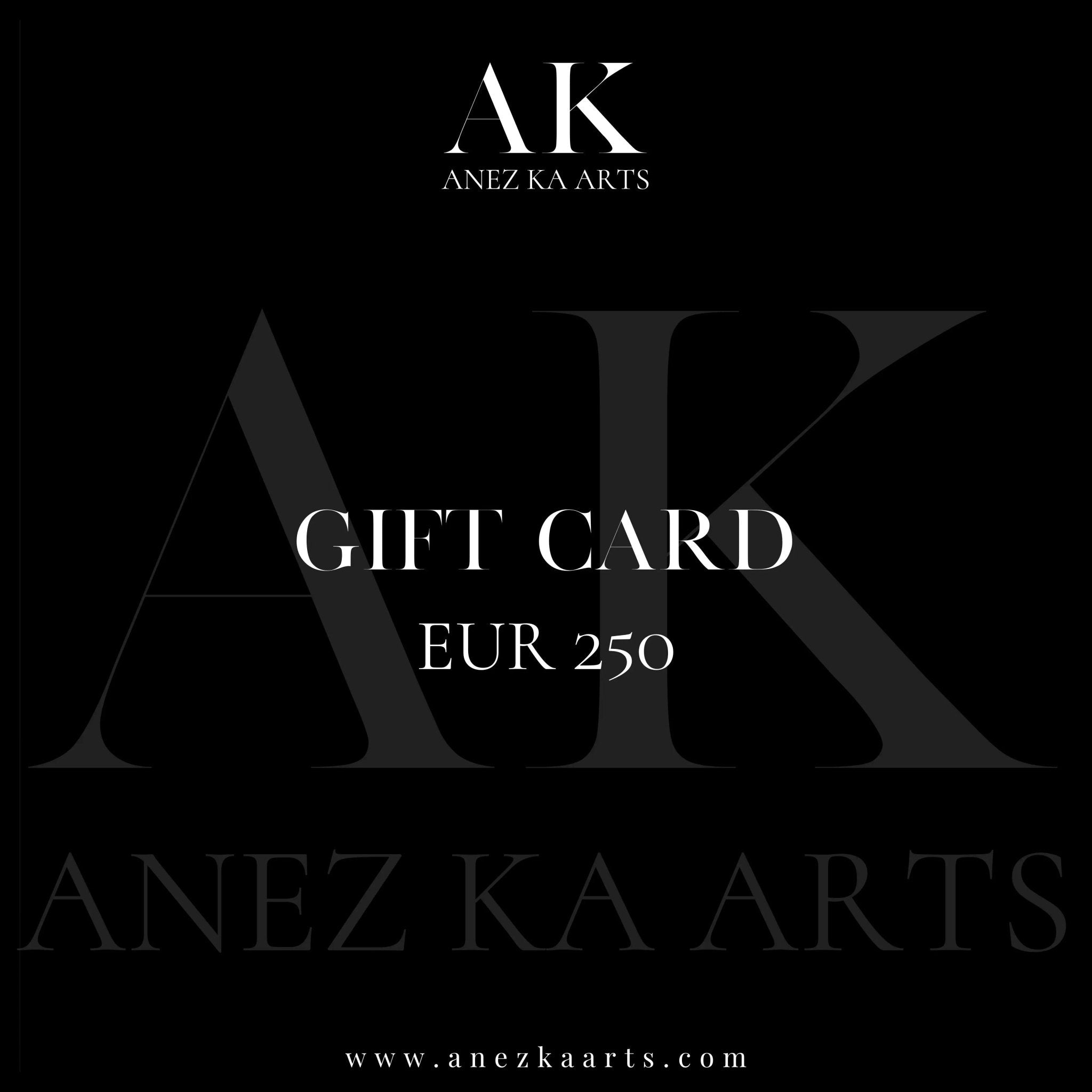 Luxury Gift Cards - Anez Ka Arts Personalized Luxury Wall Art