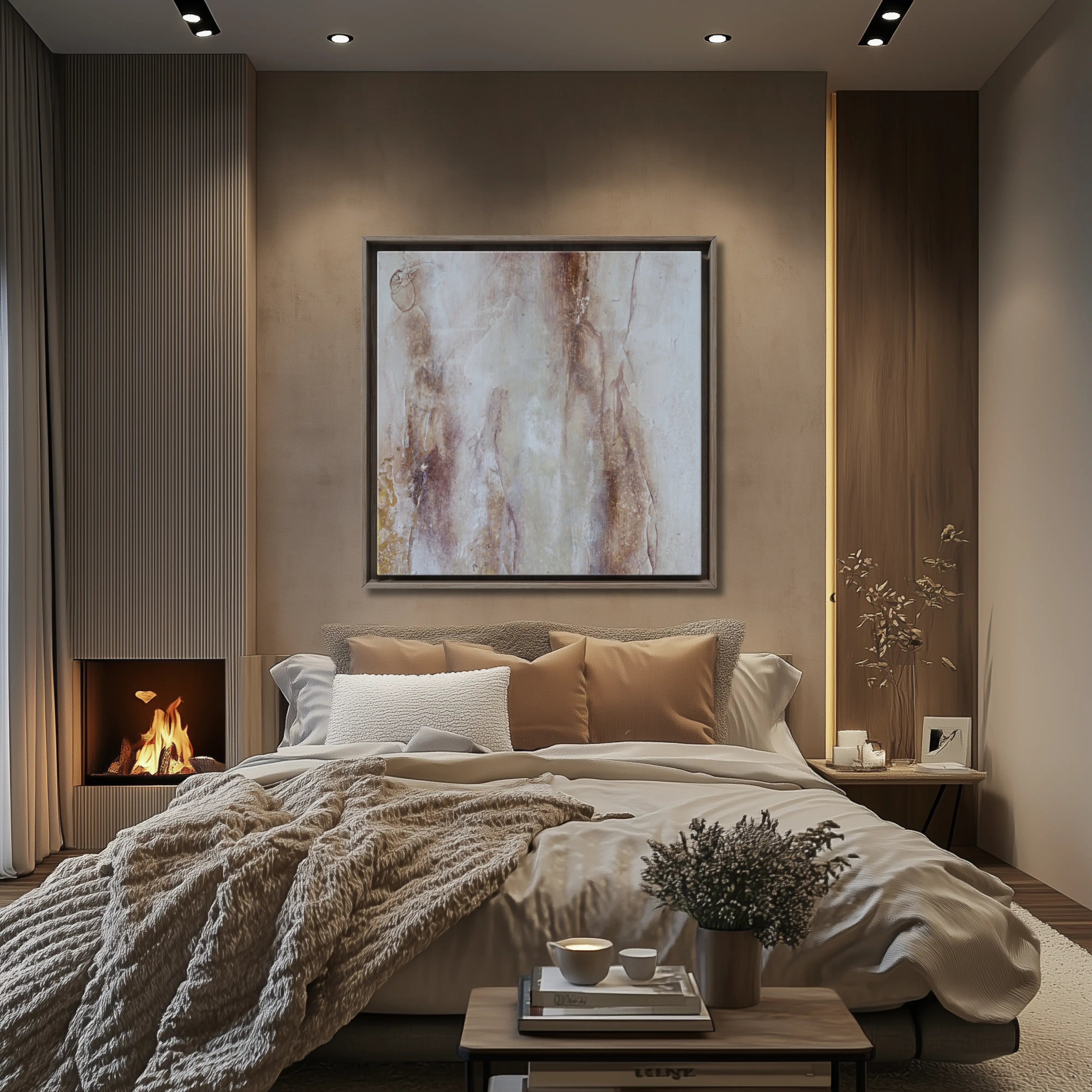 Minimalistic Obsession | Luxury Wall Décor for Neutral Living Room