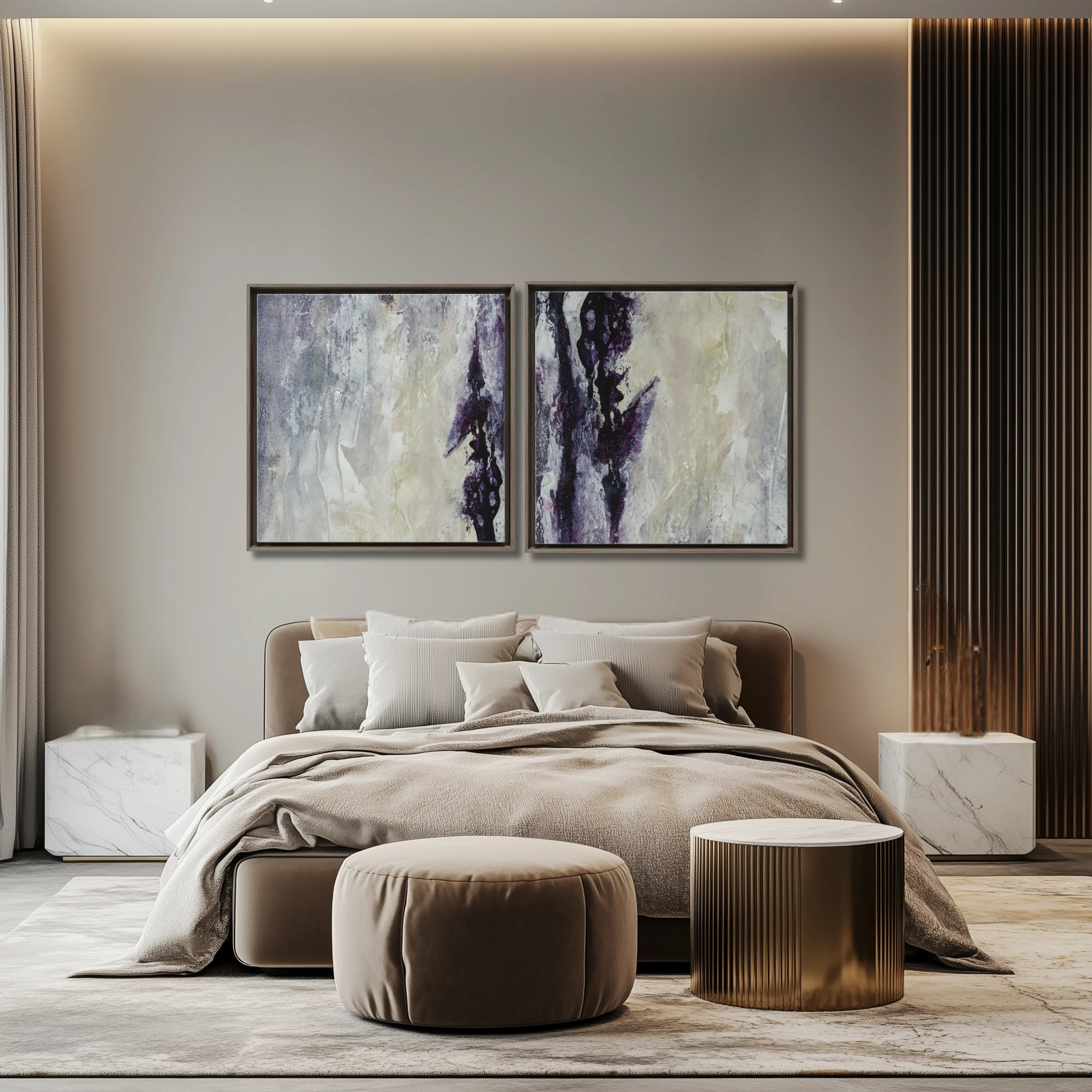 Glamorous | Luxury Wall Art Set for Contemporary Homes | Anez Ka Arts