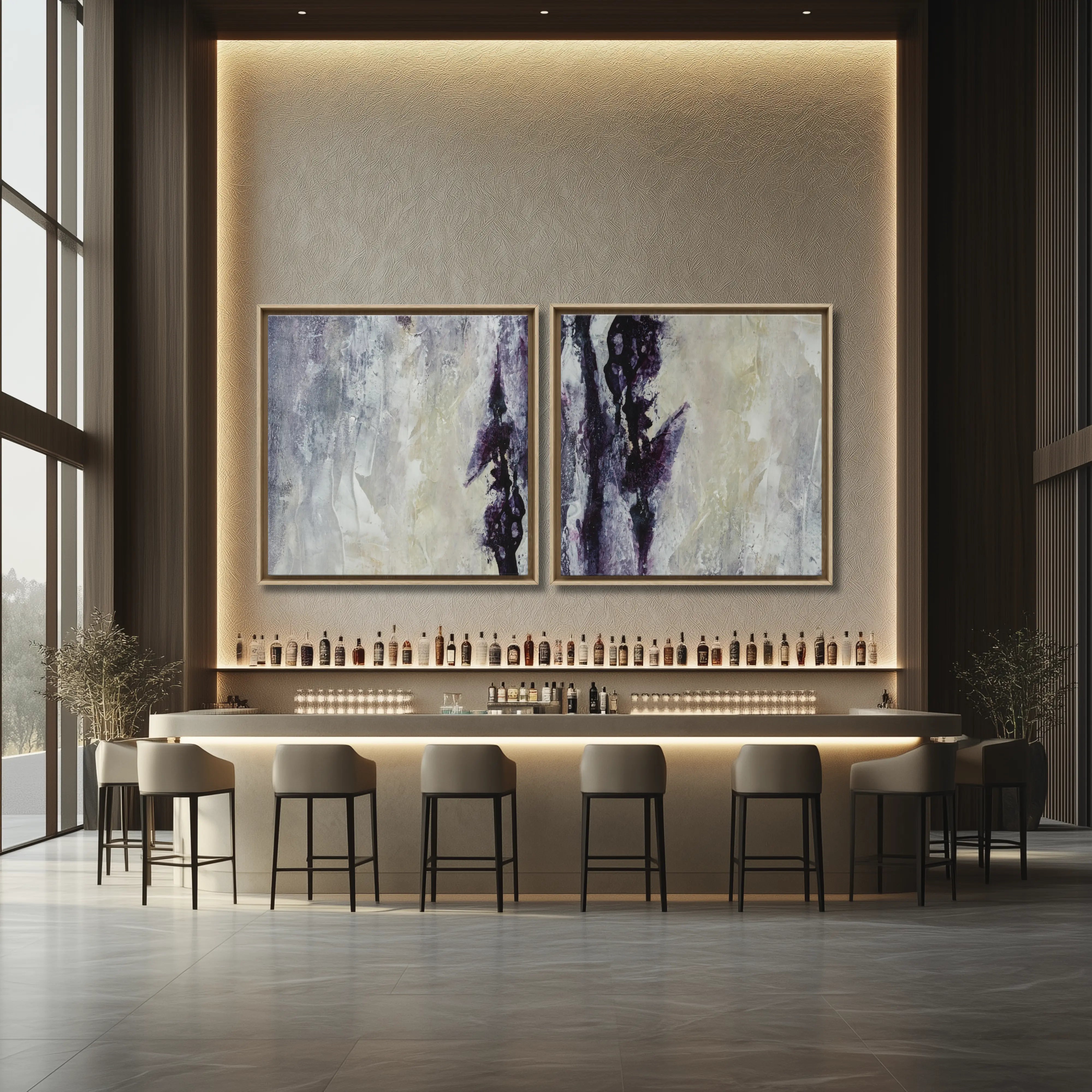 Glamorous | Luxury Wall Art Set for Contemporary Homes | Anez Ka Arts