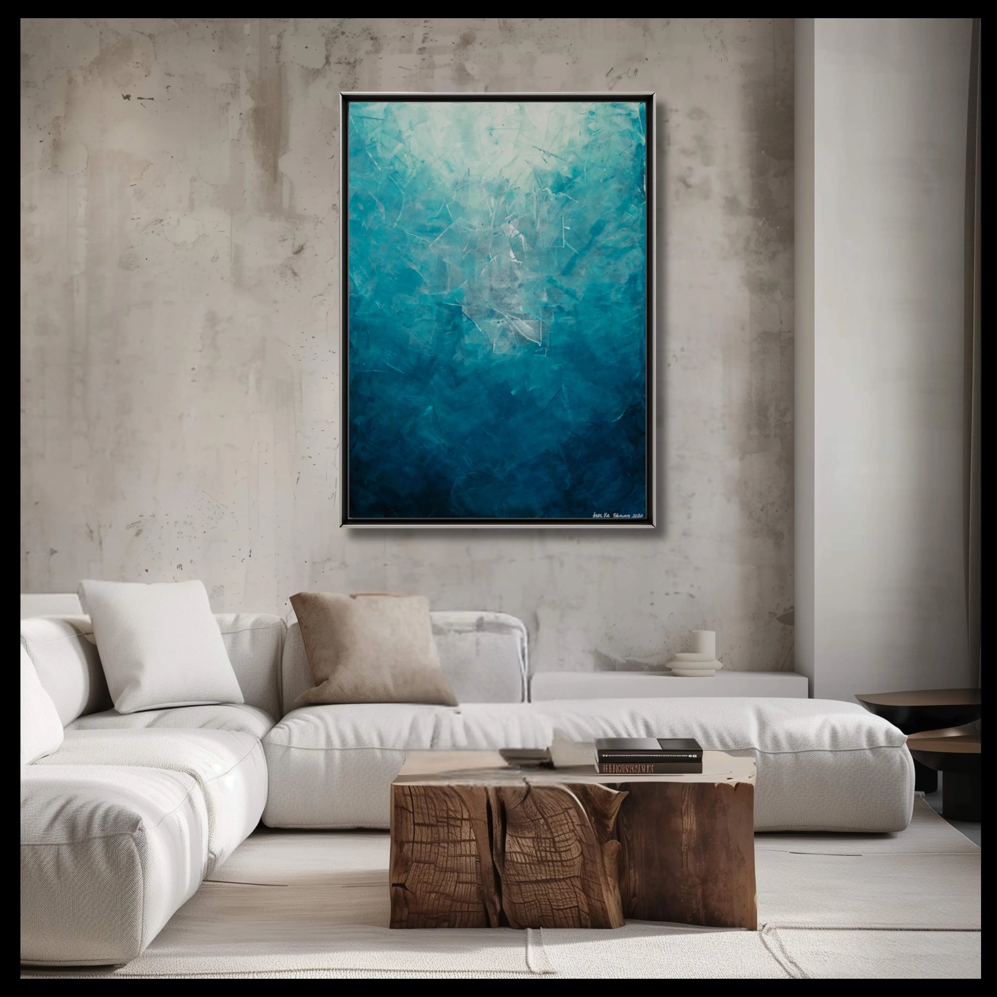 Mesmerizing Abstract Luxury Painting | Soothing and Calming Wall Art