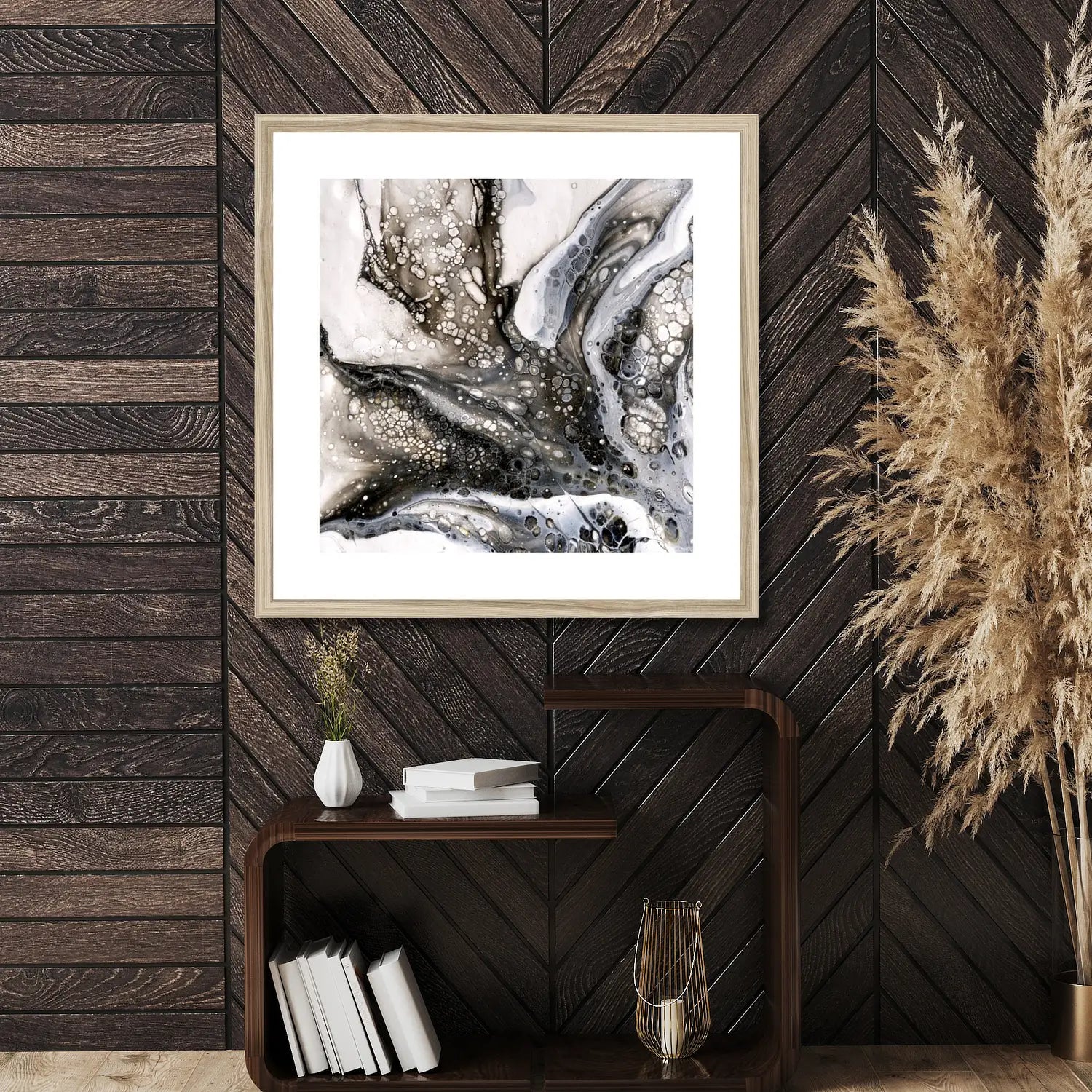 Monochrome Attraction - framed wall art in black and white