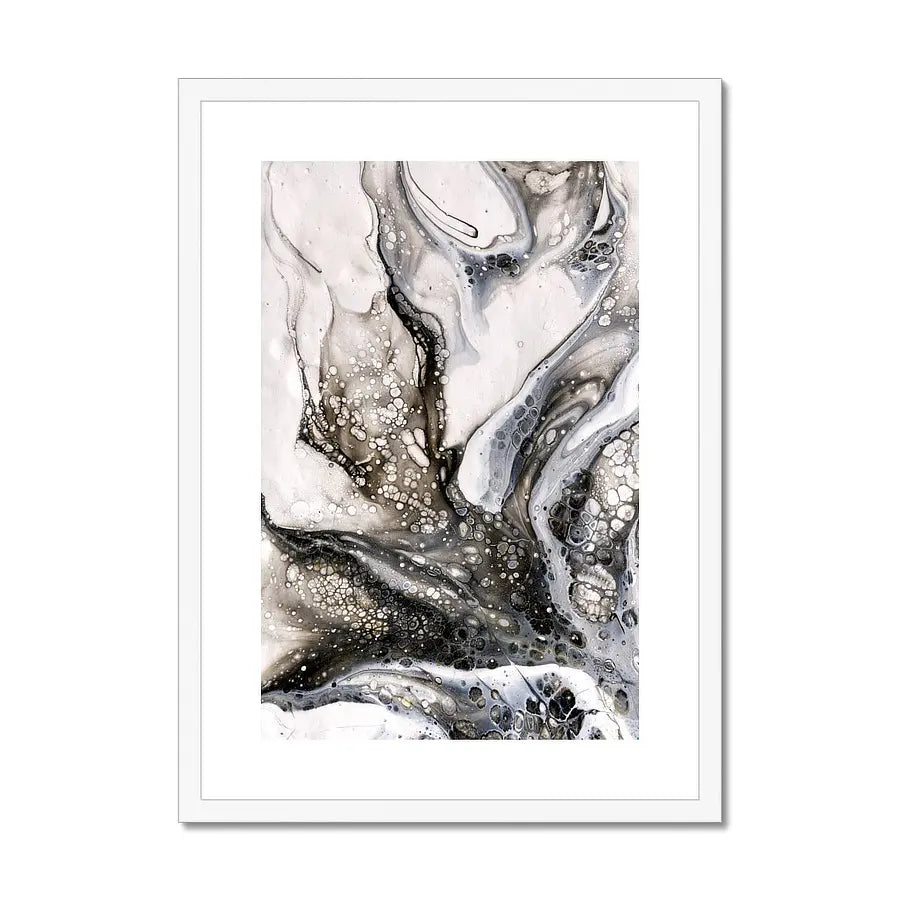 Monochrome Attraction - framed wall art in black and white