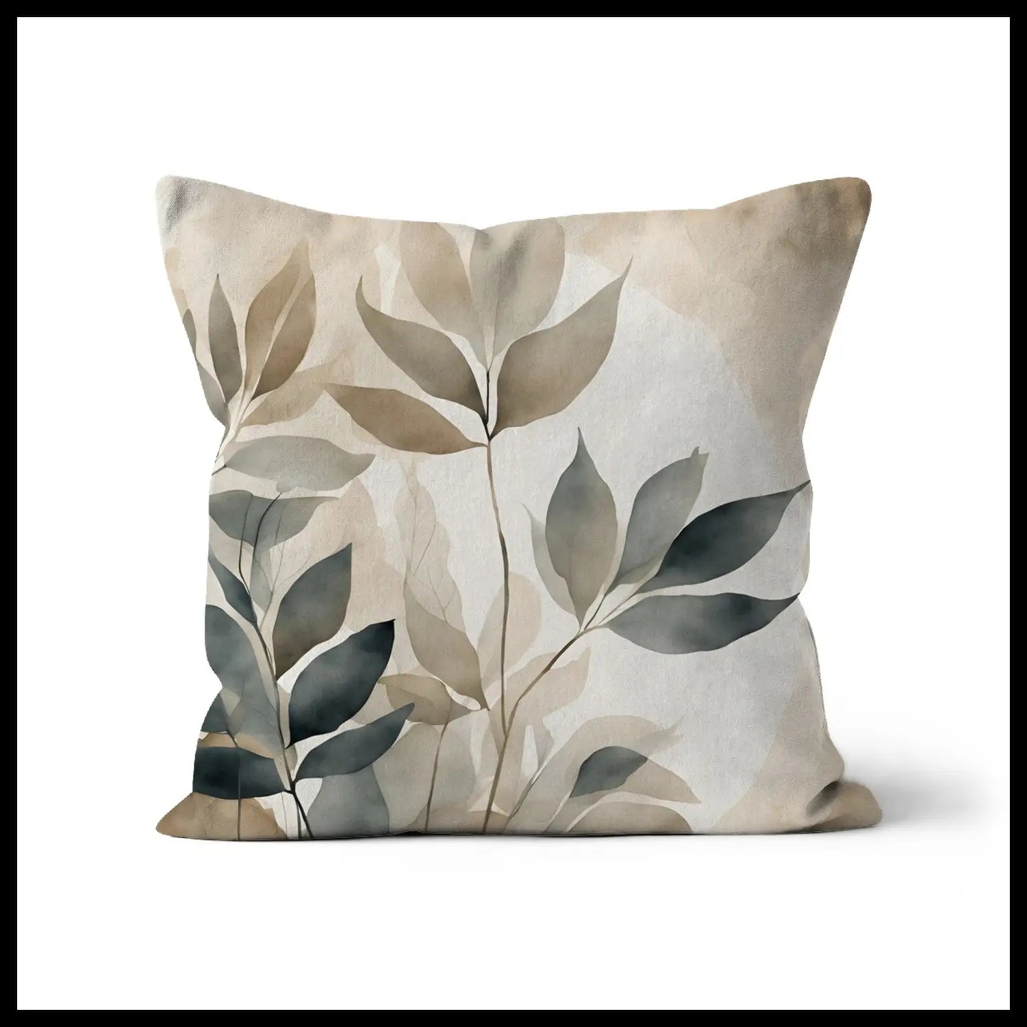 Calm - Chic floral throw pillows, minimalist & handmade