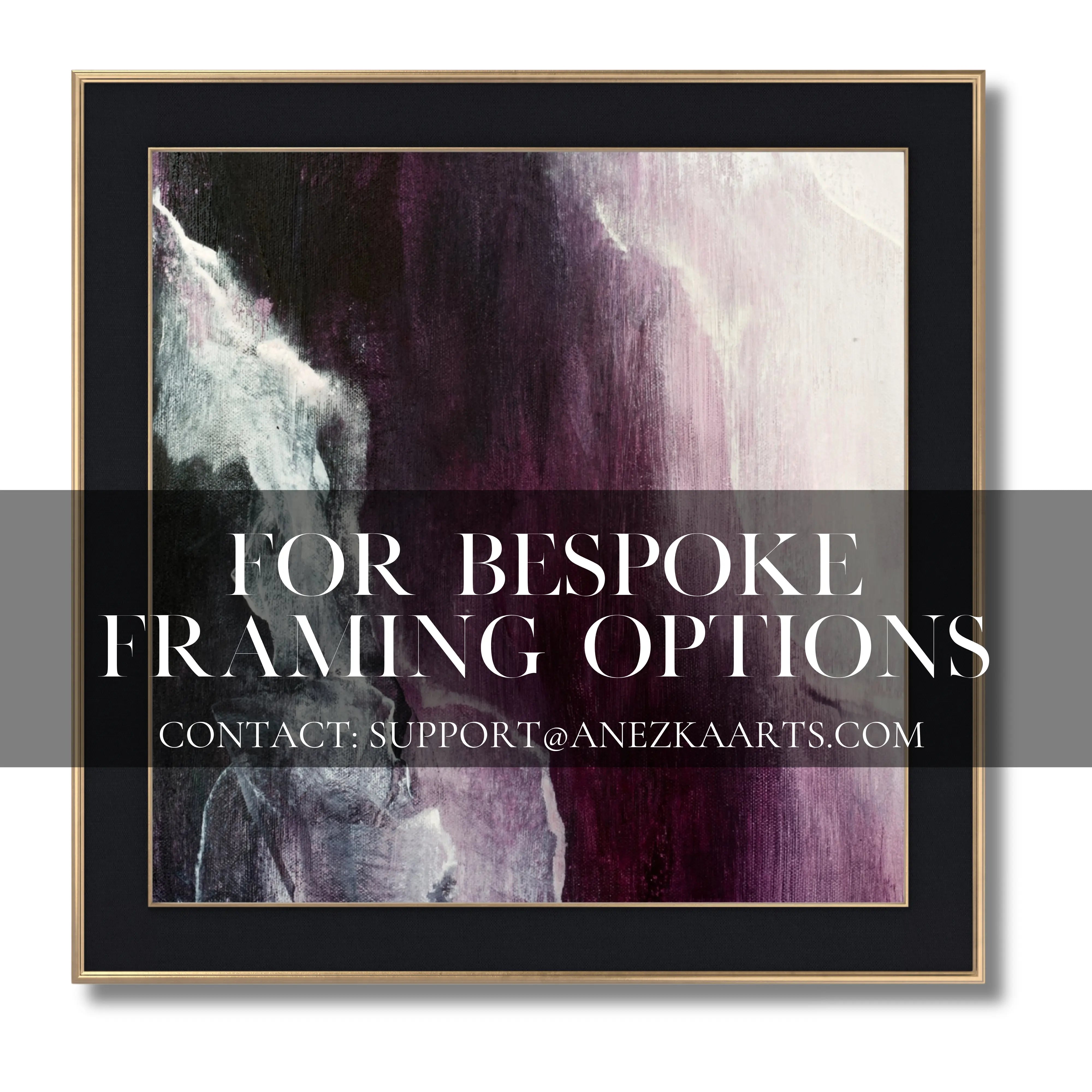 Velvet Serenity | Framed Wall Art Set of Two