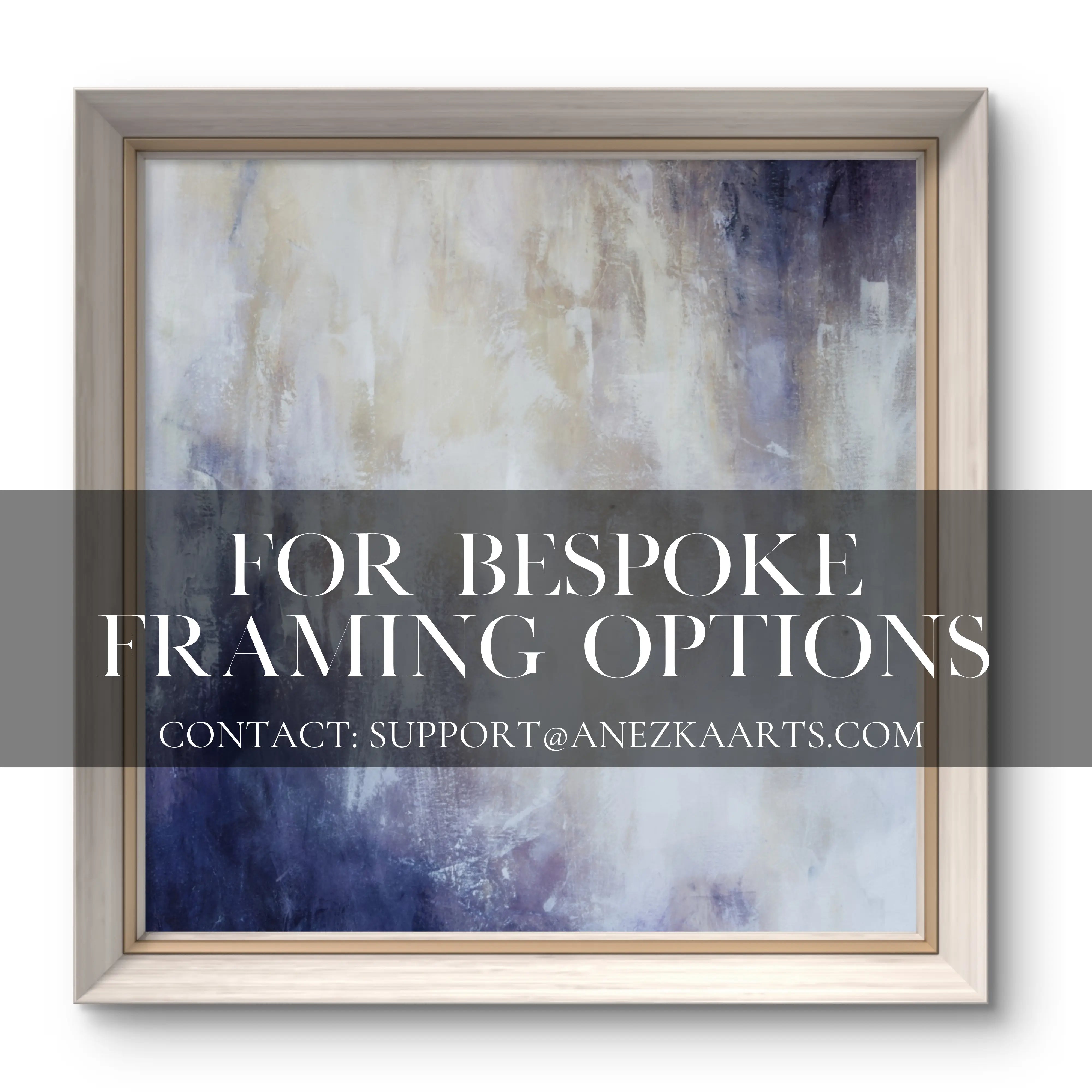 Ivory Richness | Luxury Framed Print on Canvas