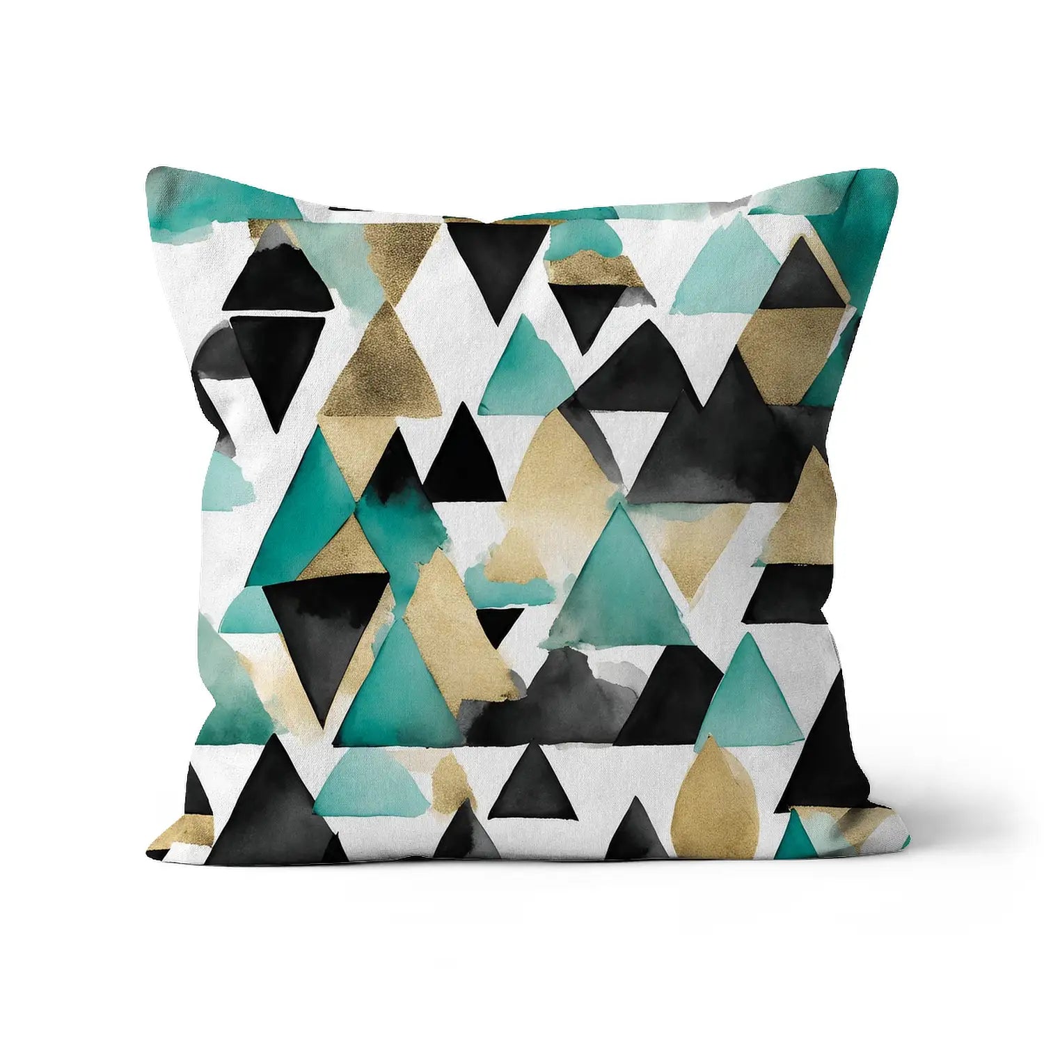 City Lights - Nordic style throw cushion in teal