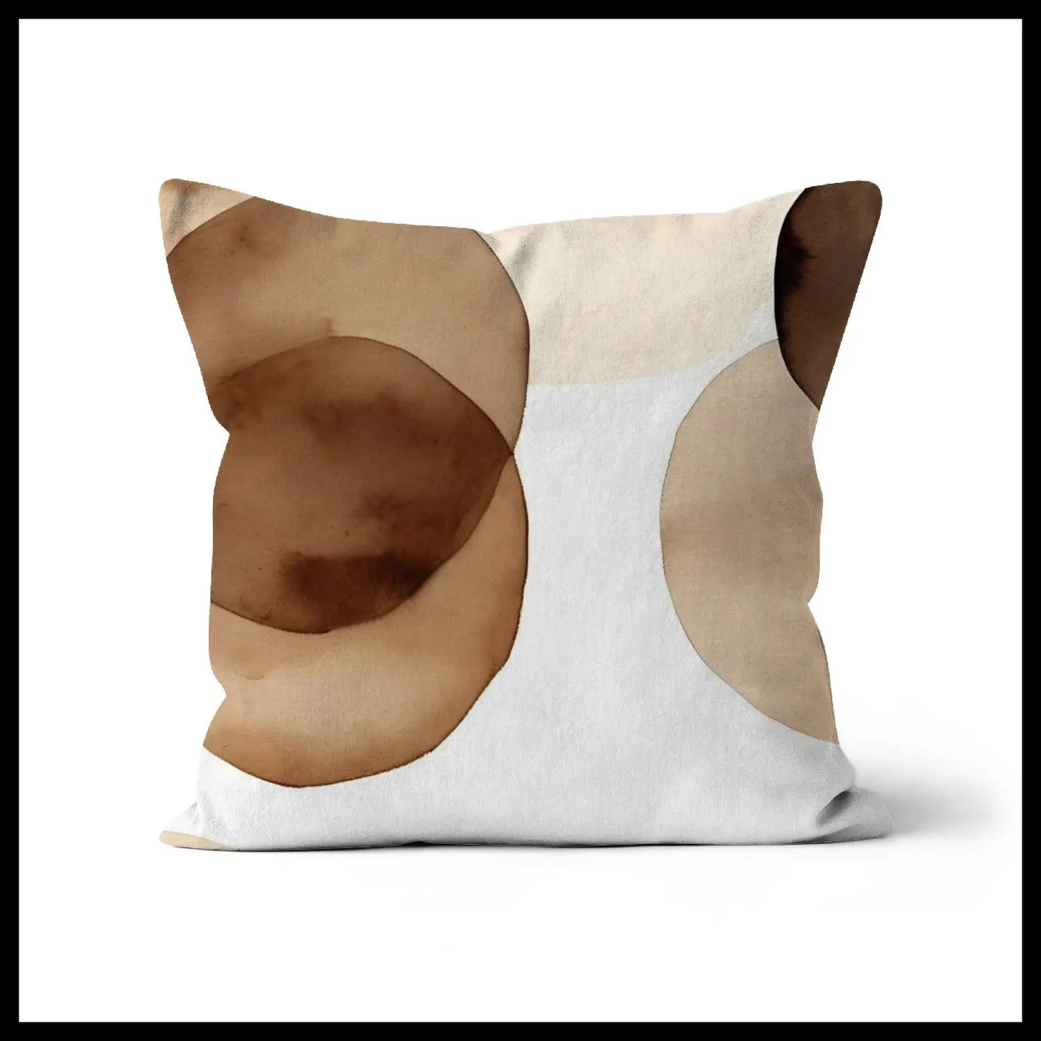 Earthly Tones Bespoke Bronze Throw Pillow - A Touch of Terracotta Luxury