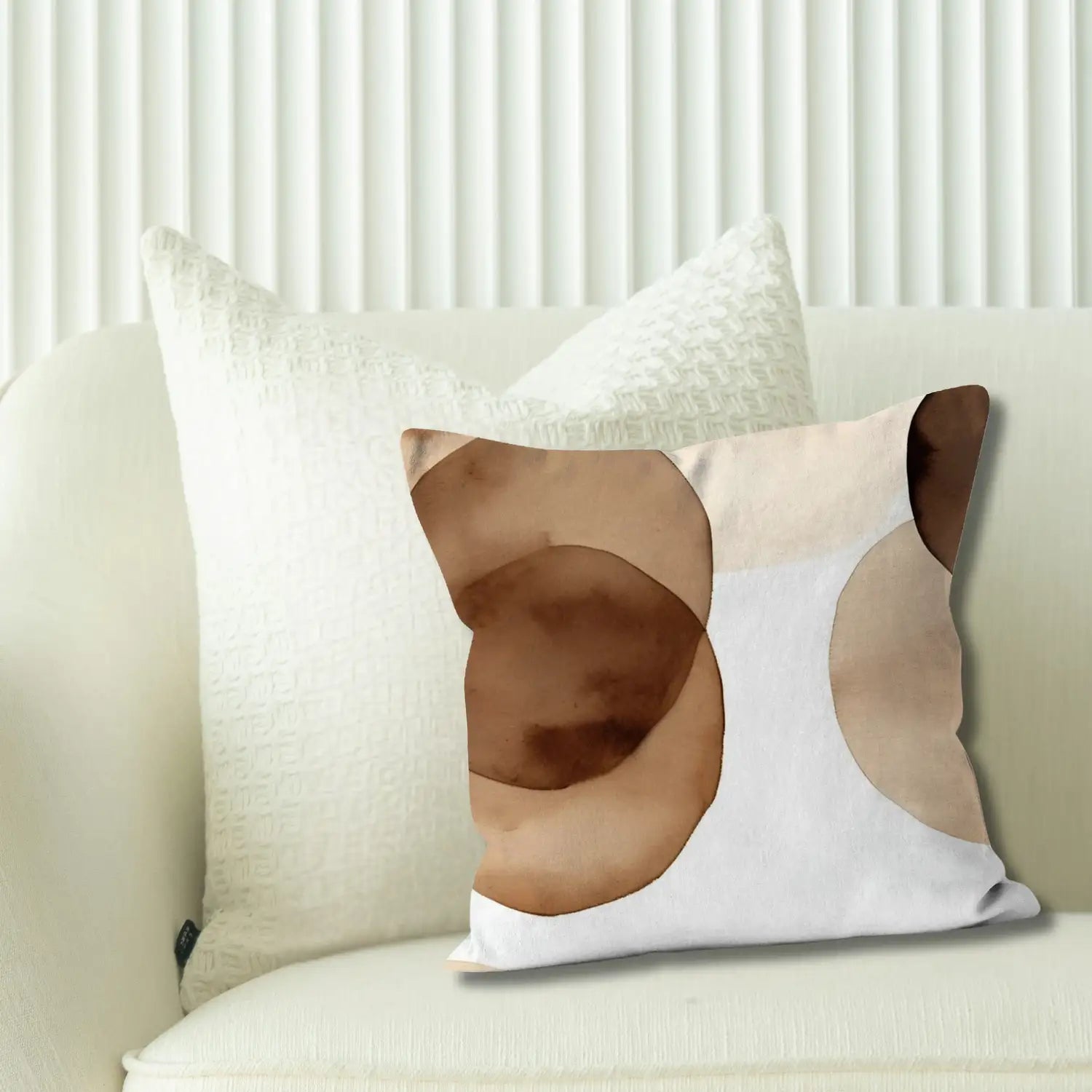 Eartly Tones Bespoke Bronze Throw Pillow - A Touch of Terracotta Luxury