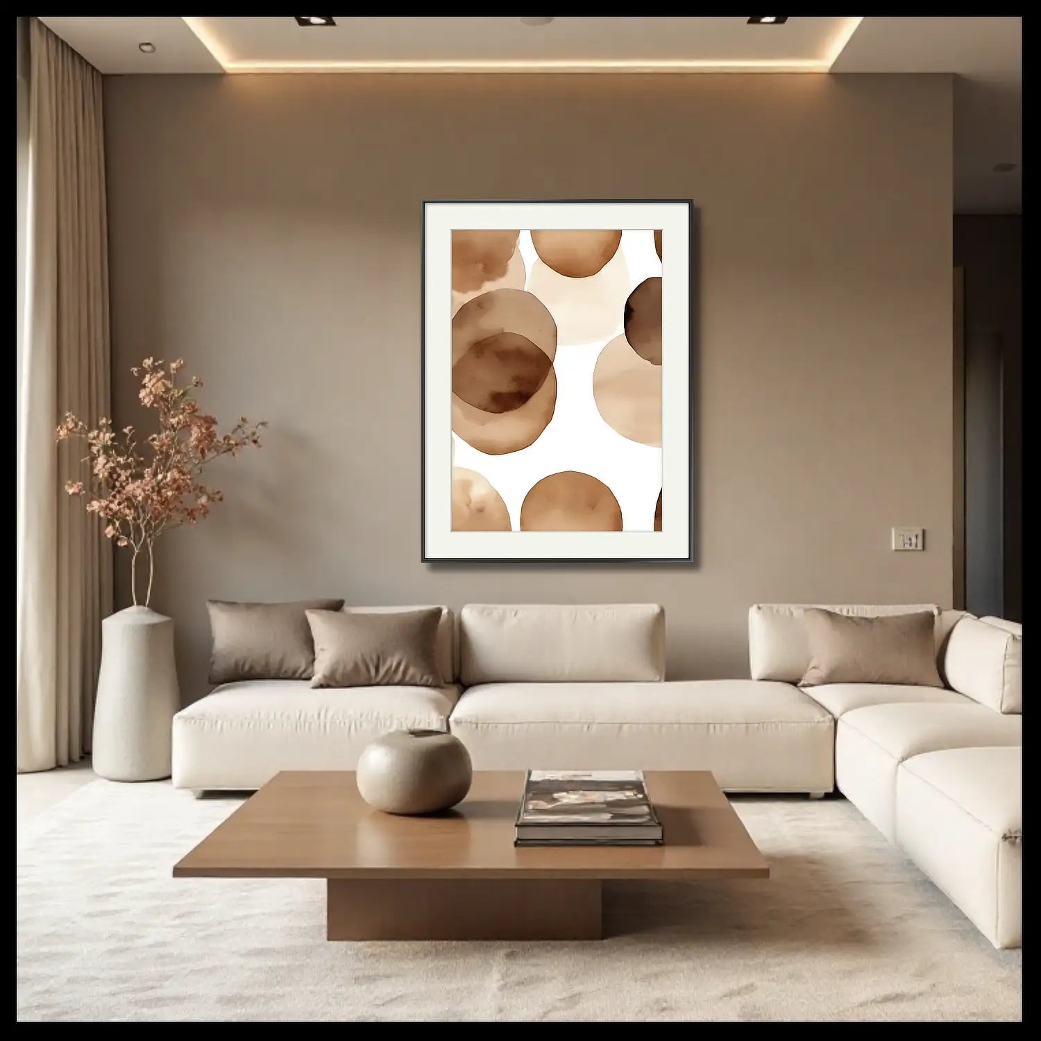 Earthly Hues - Bespoke Fine Art Print for Elegant Interiors