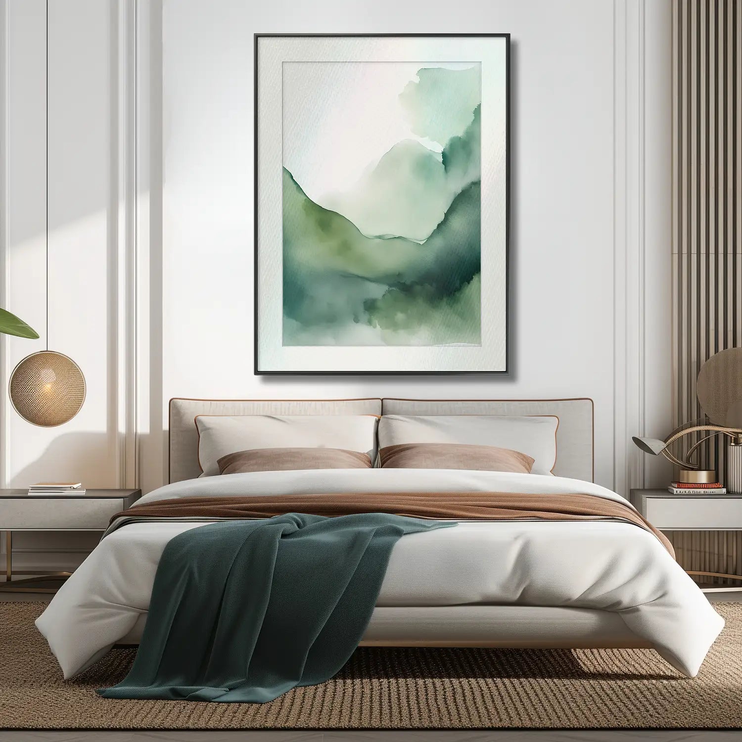 Forest Retreat - Fine Art Print in Luxurious Green Tones