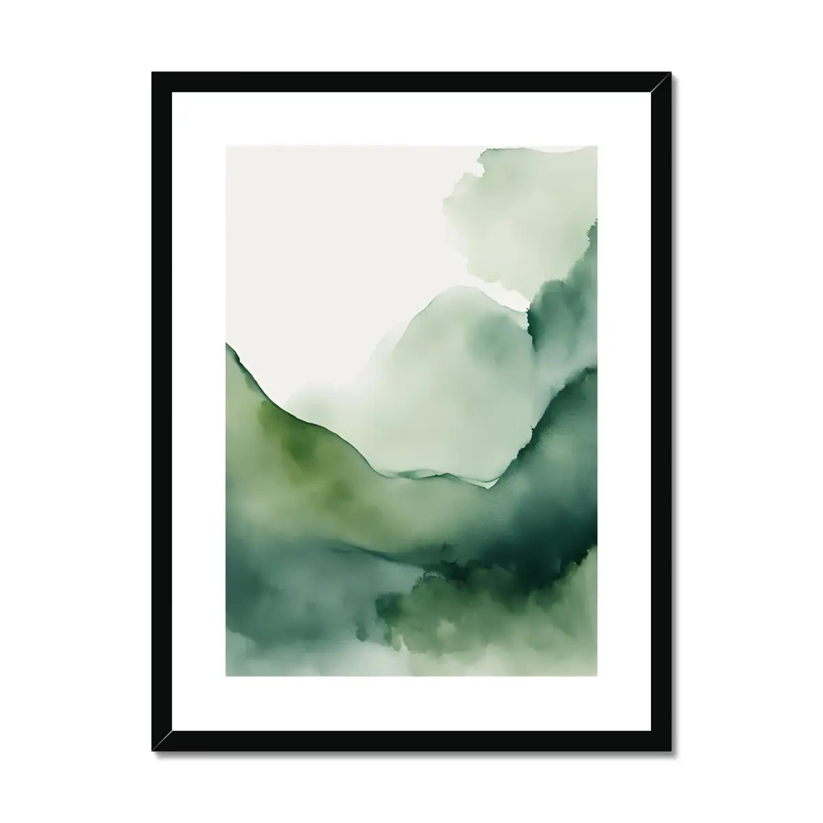 Forest Retreat - Fine Art Print in Luxurious Green Tones