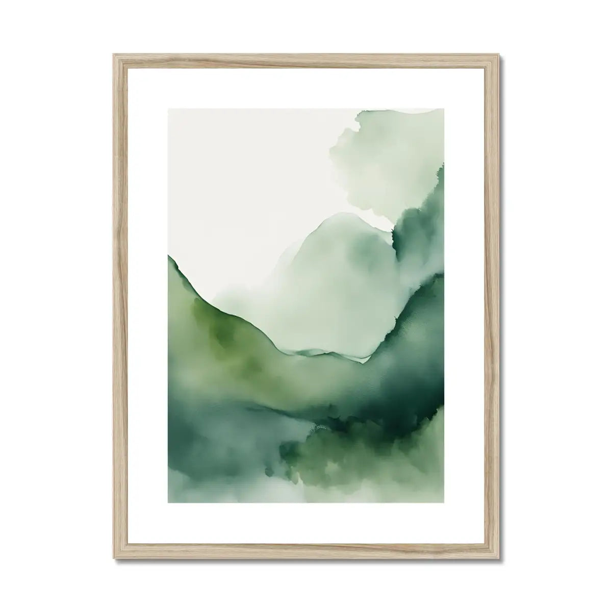 Forest Retreat - Fine Art Print in Luxurious Green Tones