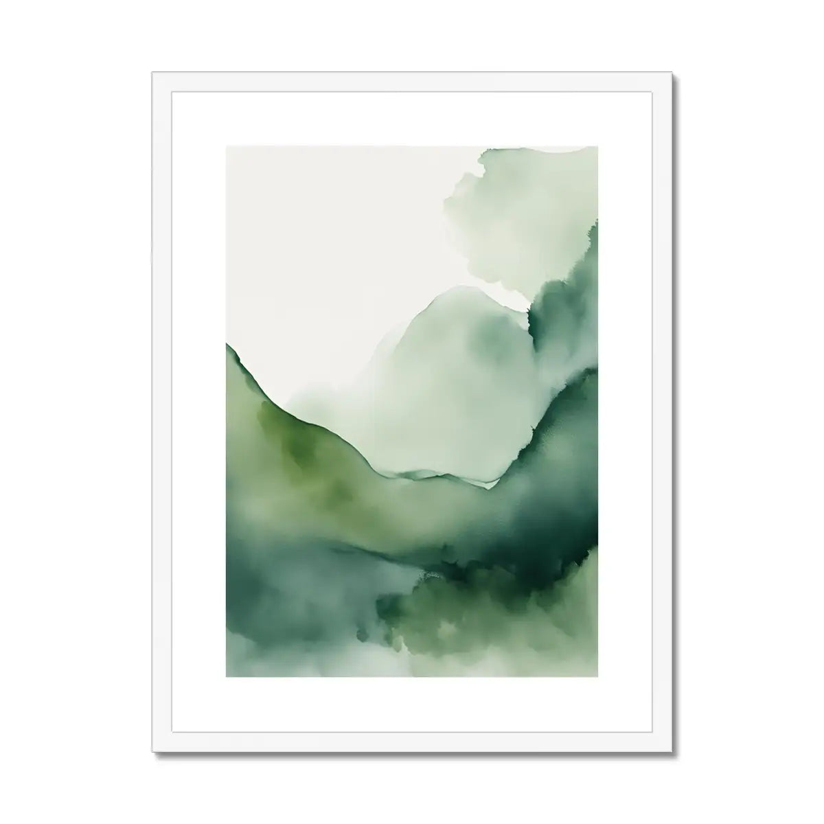 Forest Retreat - Fine Art Print in Luxurious Green Tones