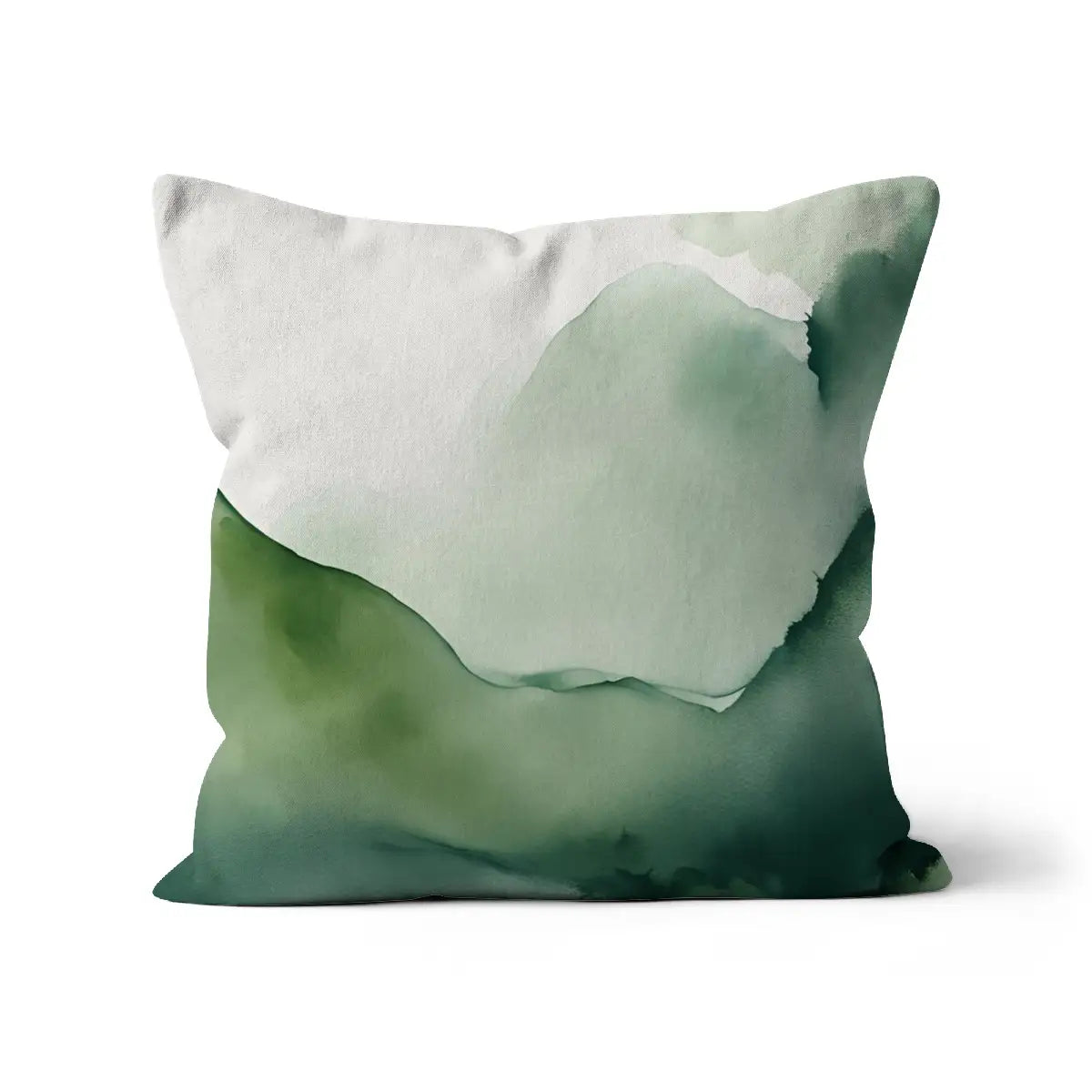 Forest Retreat - Bespoke Throw Pillow in Green