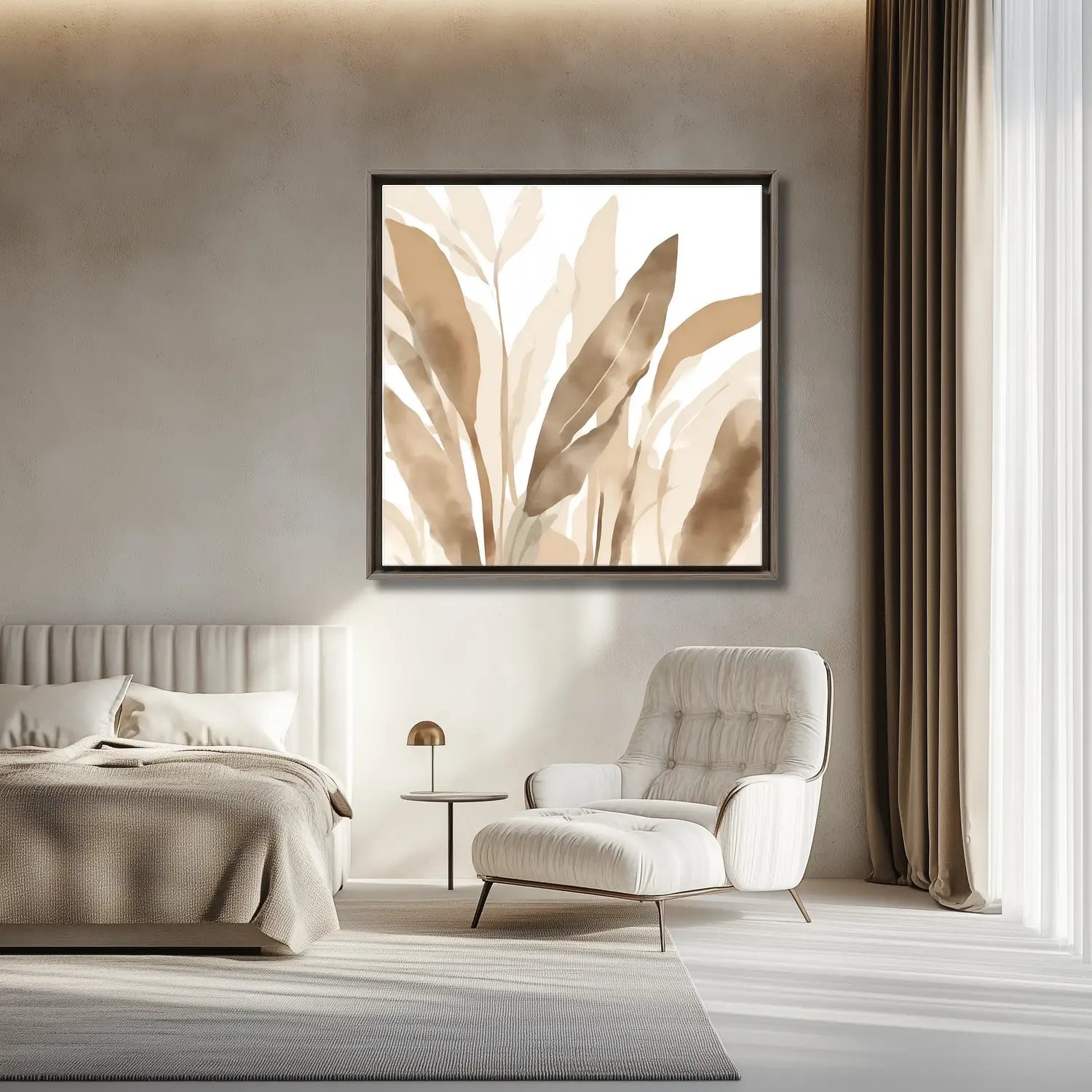 Haven - Botanical art print for a serene bedroom