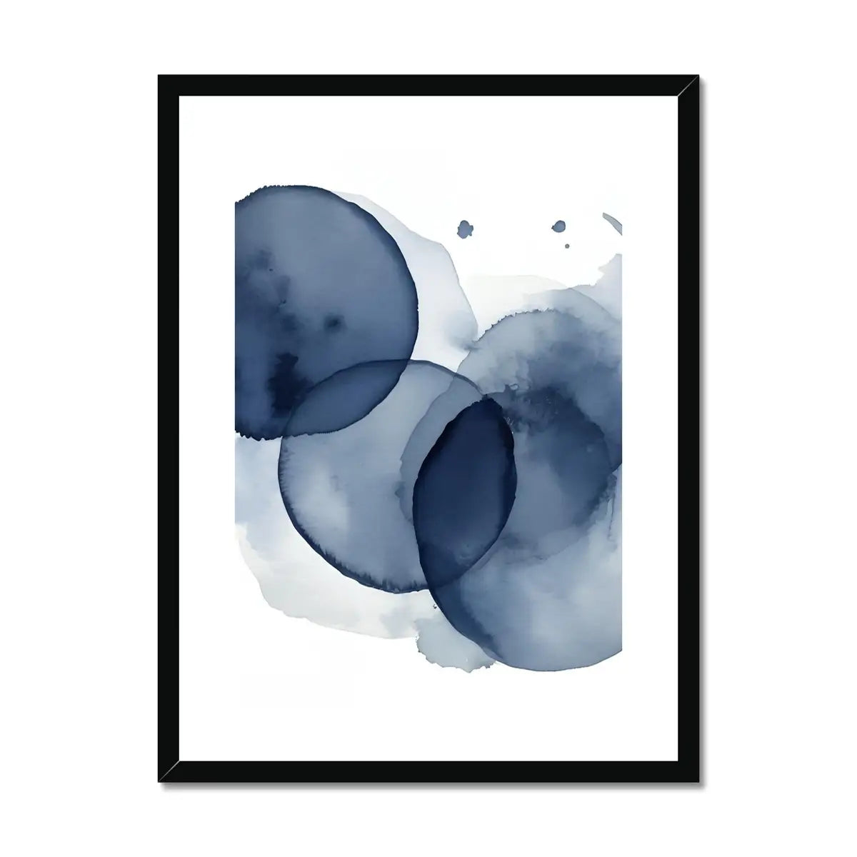 Indigo Love - Minimalist Fine Art Print for Modern Bedroom