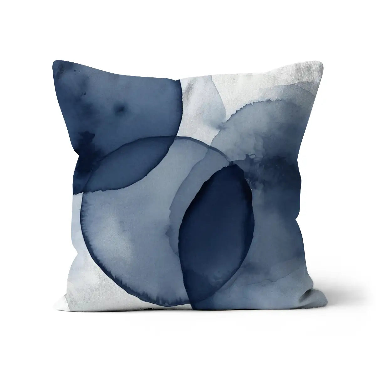 Indigo Love - Bespoke Abstract Sofa Cushion