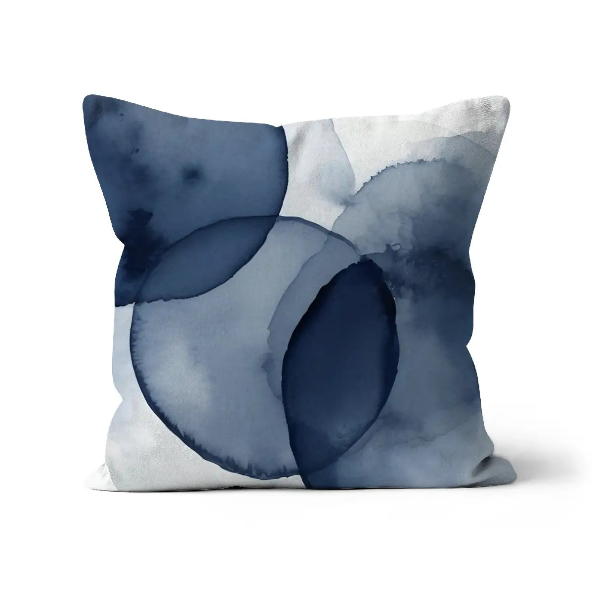 Indigo Love - Bespoke Abstract Sofa Cushion