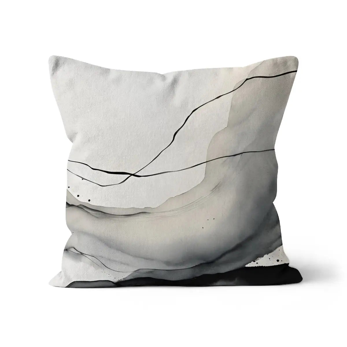 Minimalist Muse - Bespoke Black and White Cushion