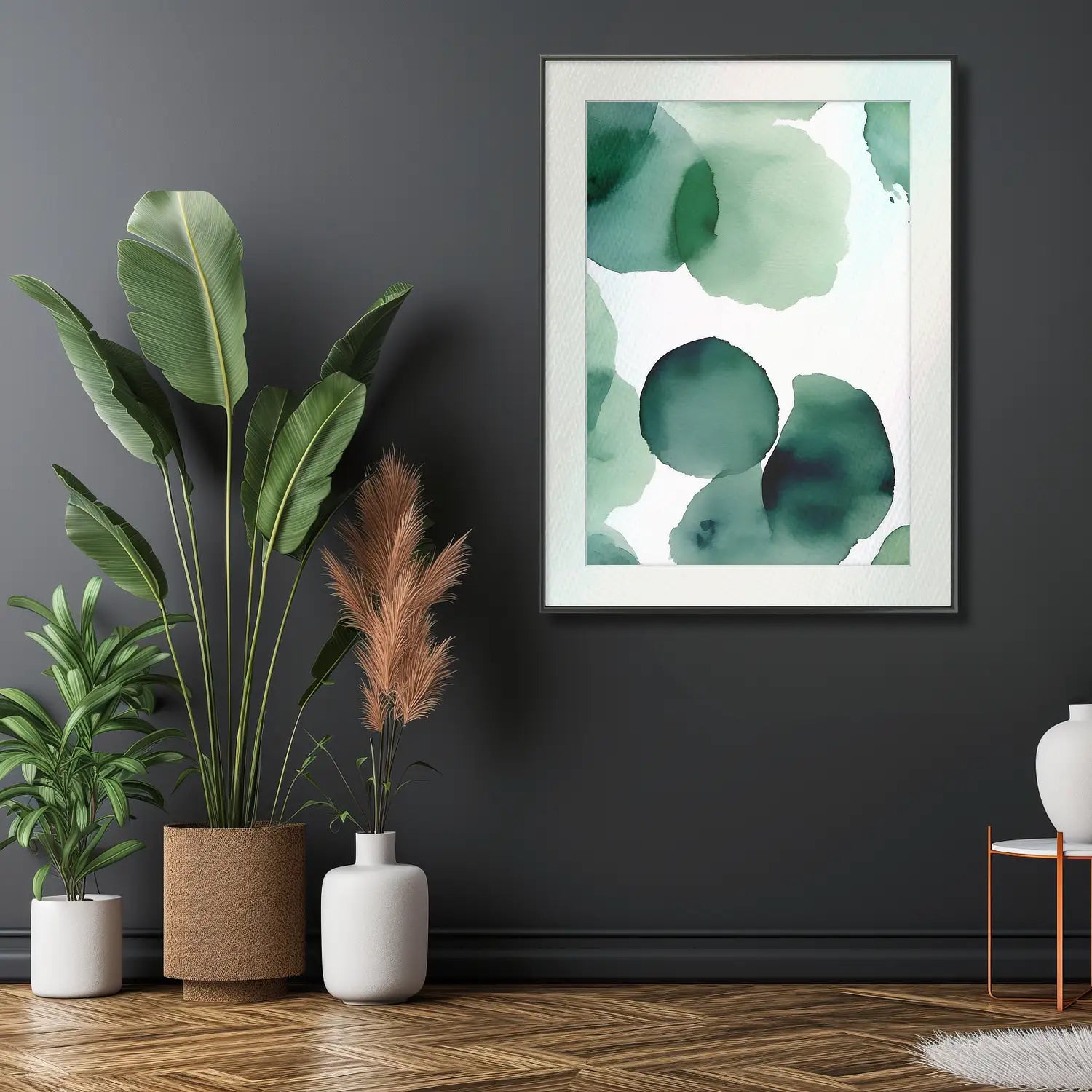 Organic Charm - Abstract Fine Art Print in Lush Green