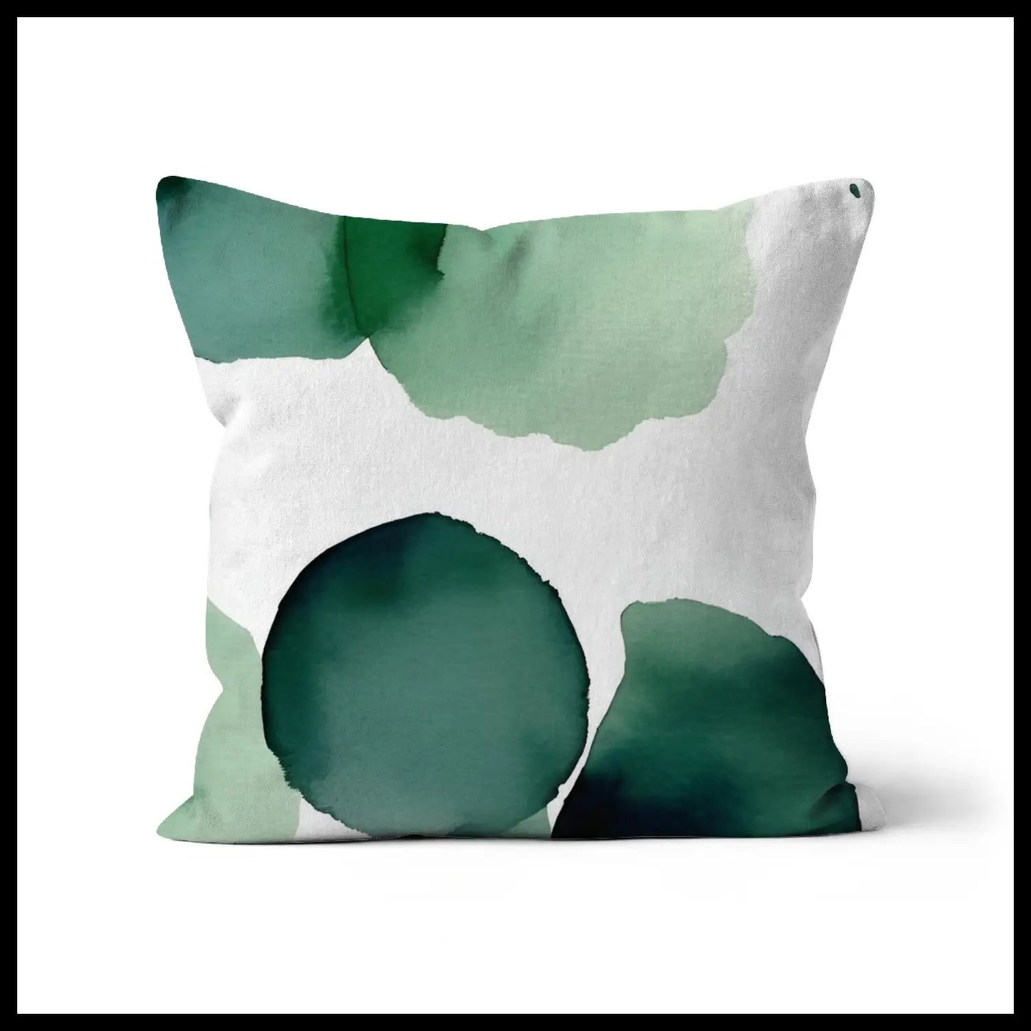 Organic Charm - Handmade Bespoke Cushion in Lush Green