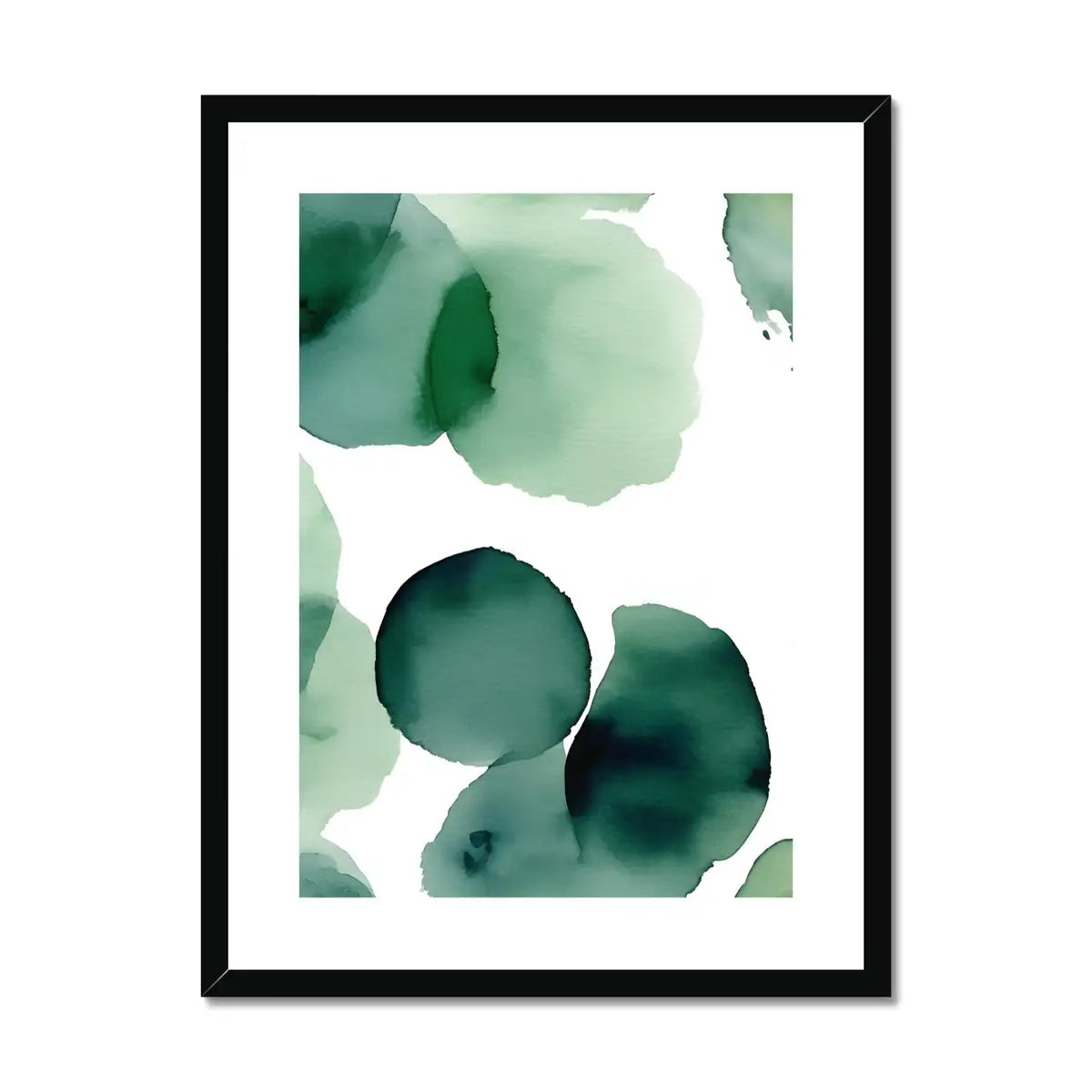 Organic Charm - Abstract Fine Art Print in Lush Green