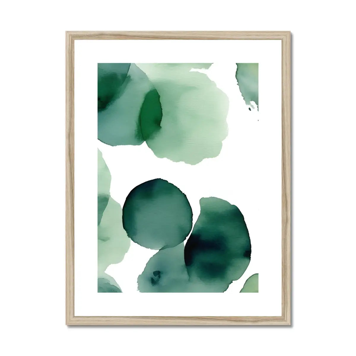 Organic Charm - Abstract Fine Art Print in Lush Green