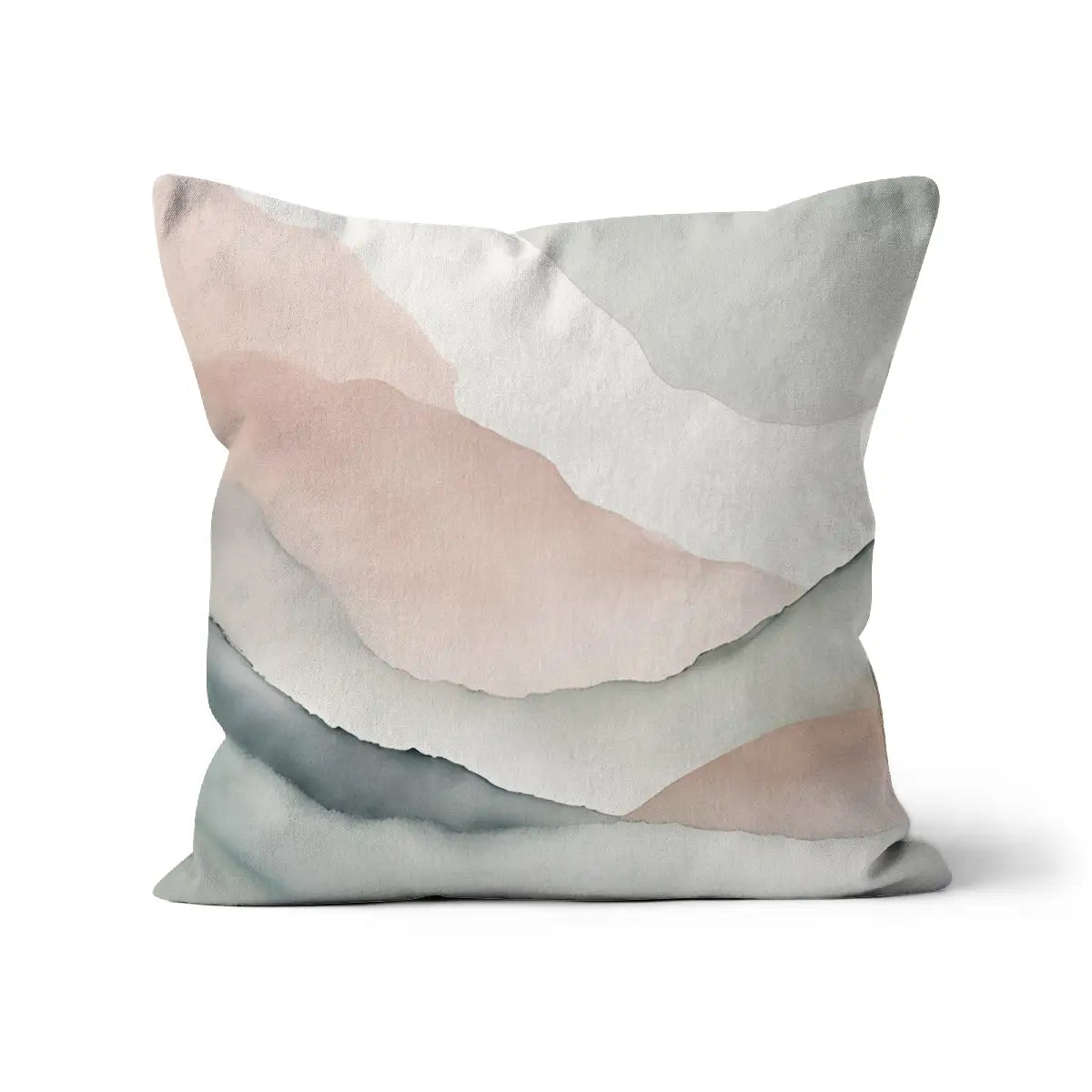 Palette of Peace: Bespoke Throw Pillow for an Elegant Bedroom