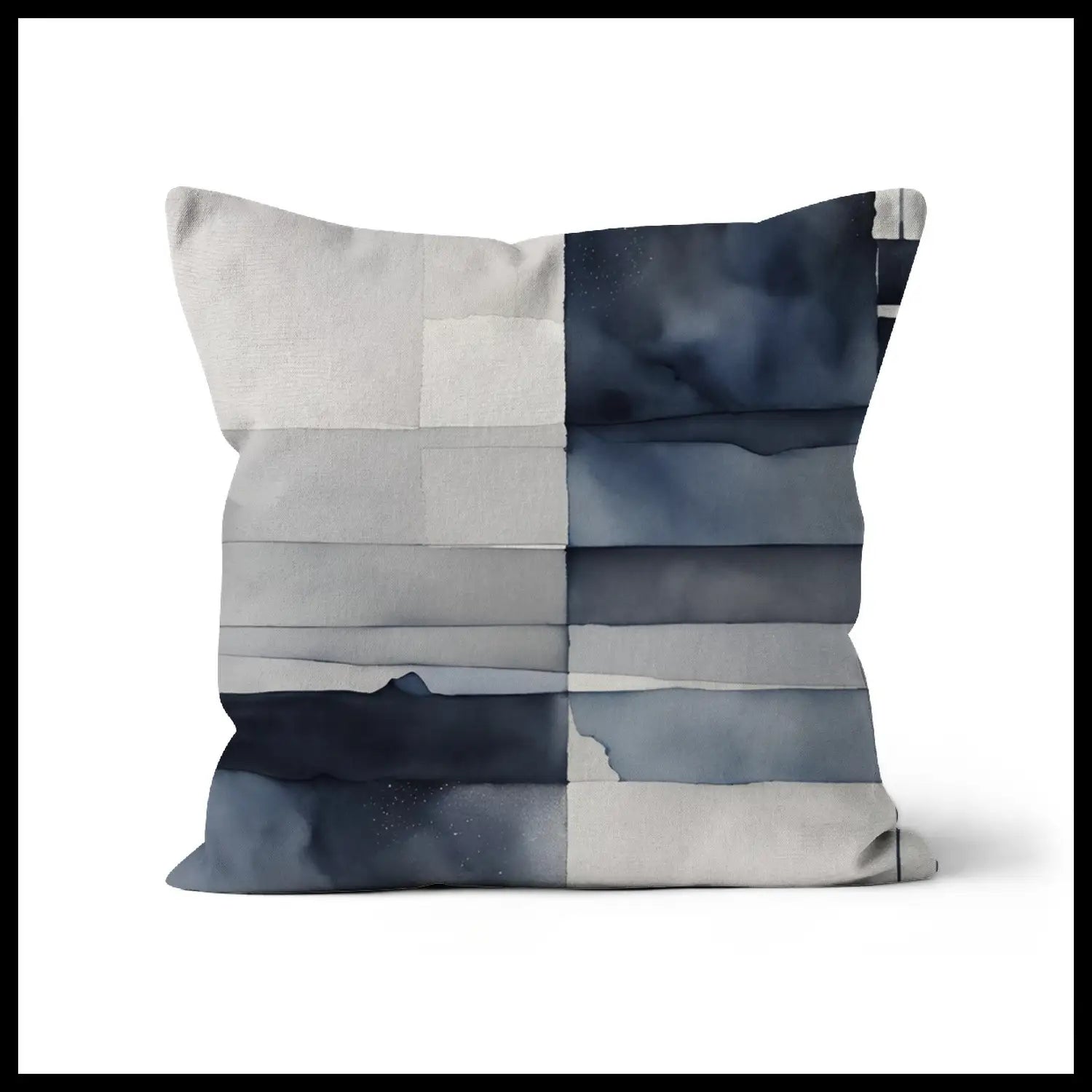 Midnight Sky Geometric Throw Pillow: Nordic Style Décor