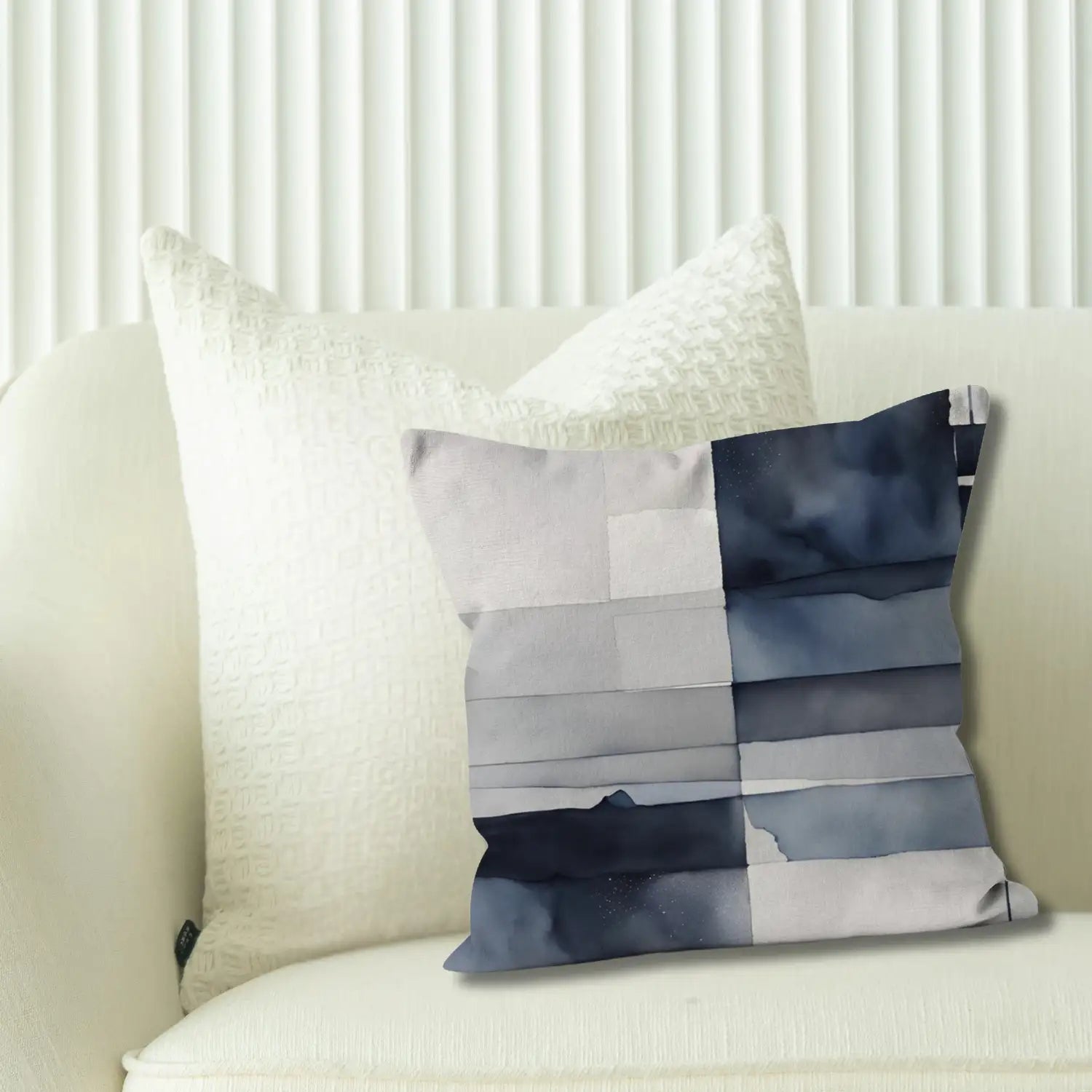 Midnight Sky Geometric Throw Pillow: Nordic Style Décor