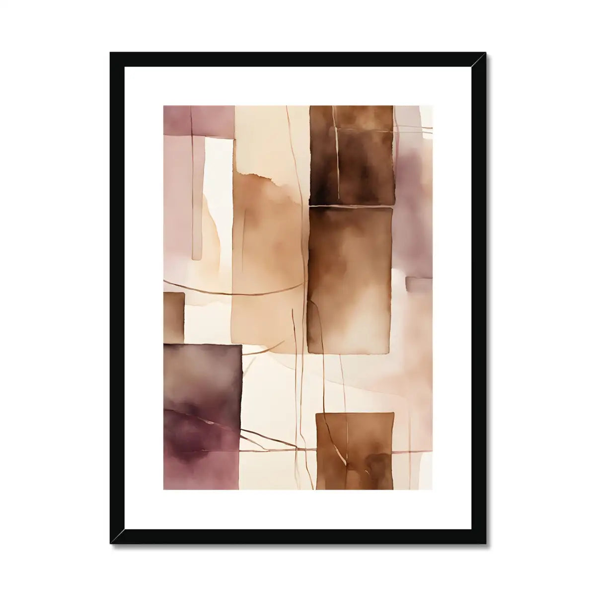 Quiet Reflection - Art Print in Earthy Tones