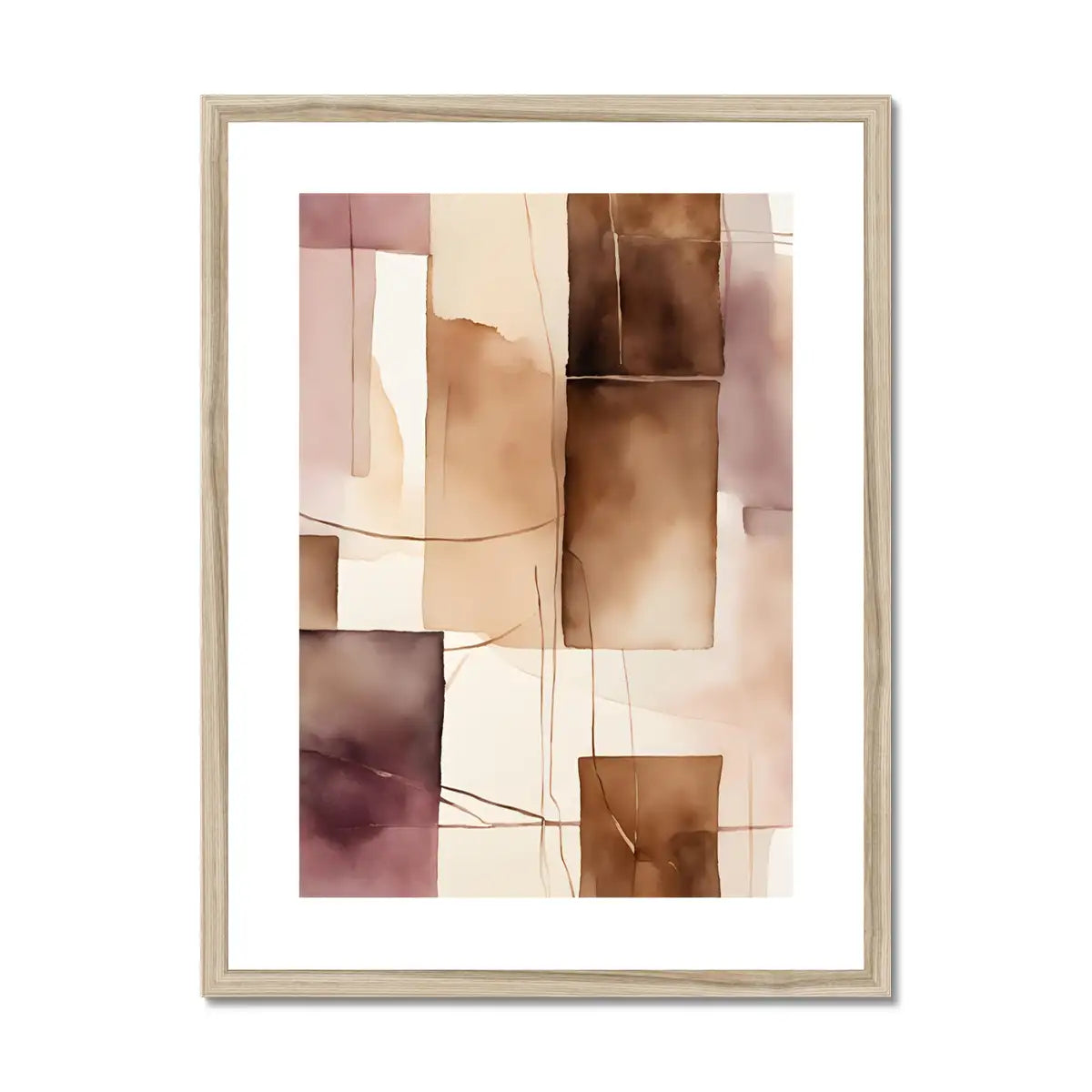 Quiet Reflection - Art Print in Earthy Tones