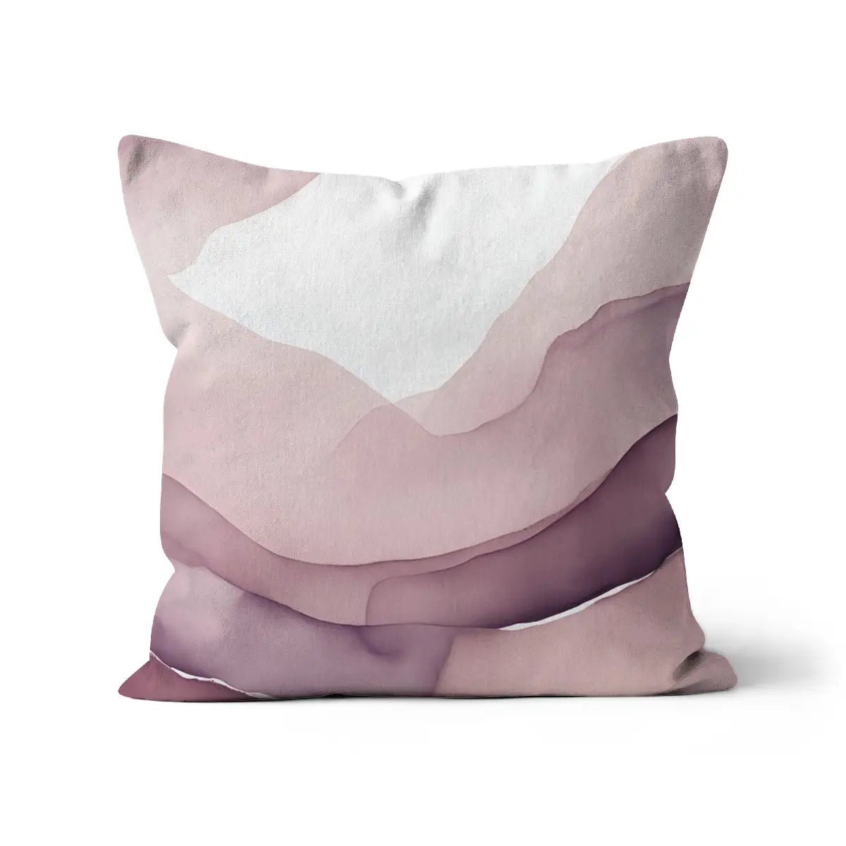 Romantic Whispers - Throw Pillow in Blush and Purple