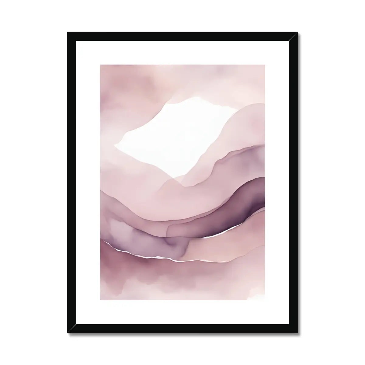 Romantic Whispers - Fine Art Print in Blush and Purple