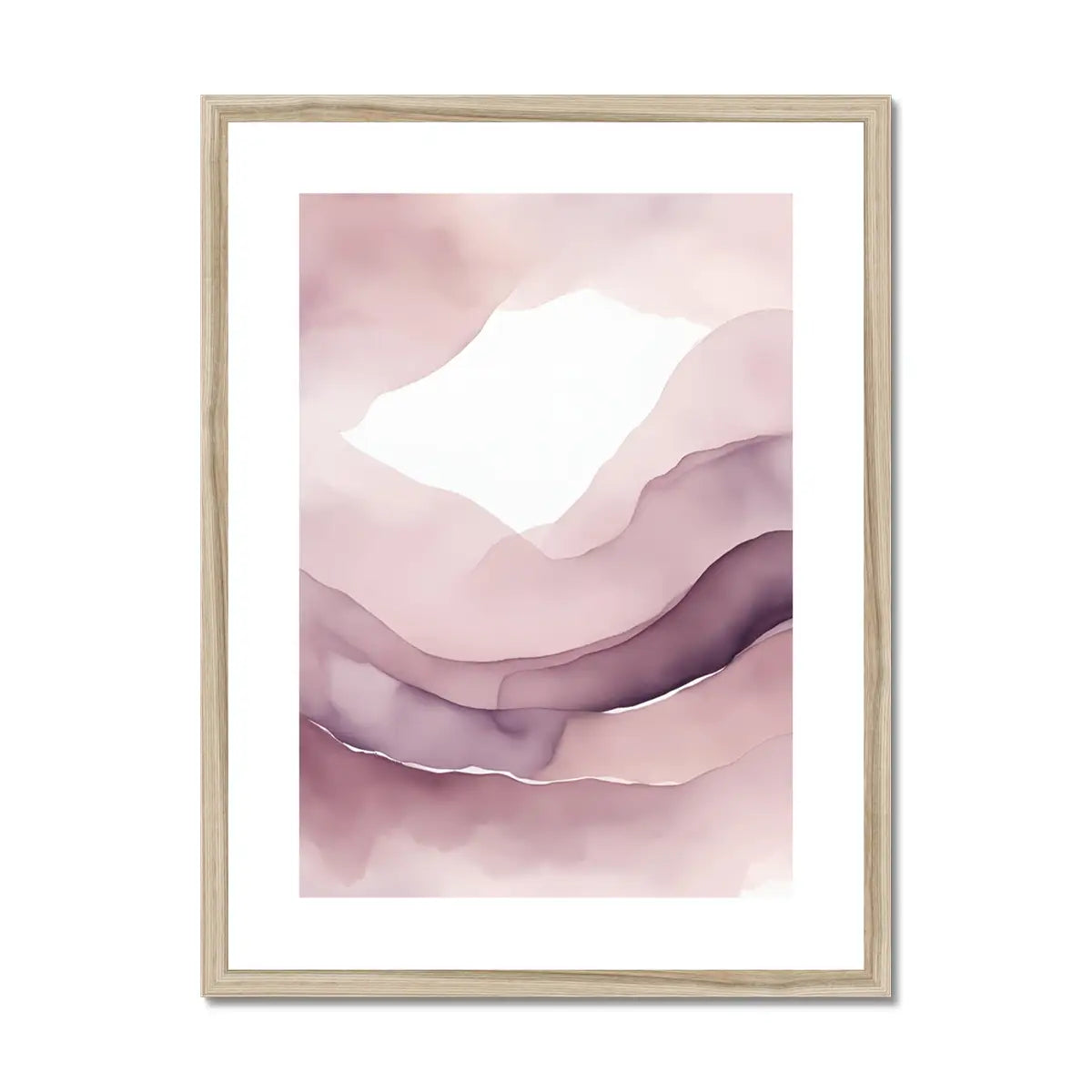 Romantic Whispers - Fine Art Print in Blush and Purple