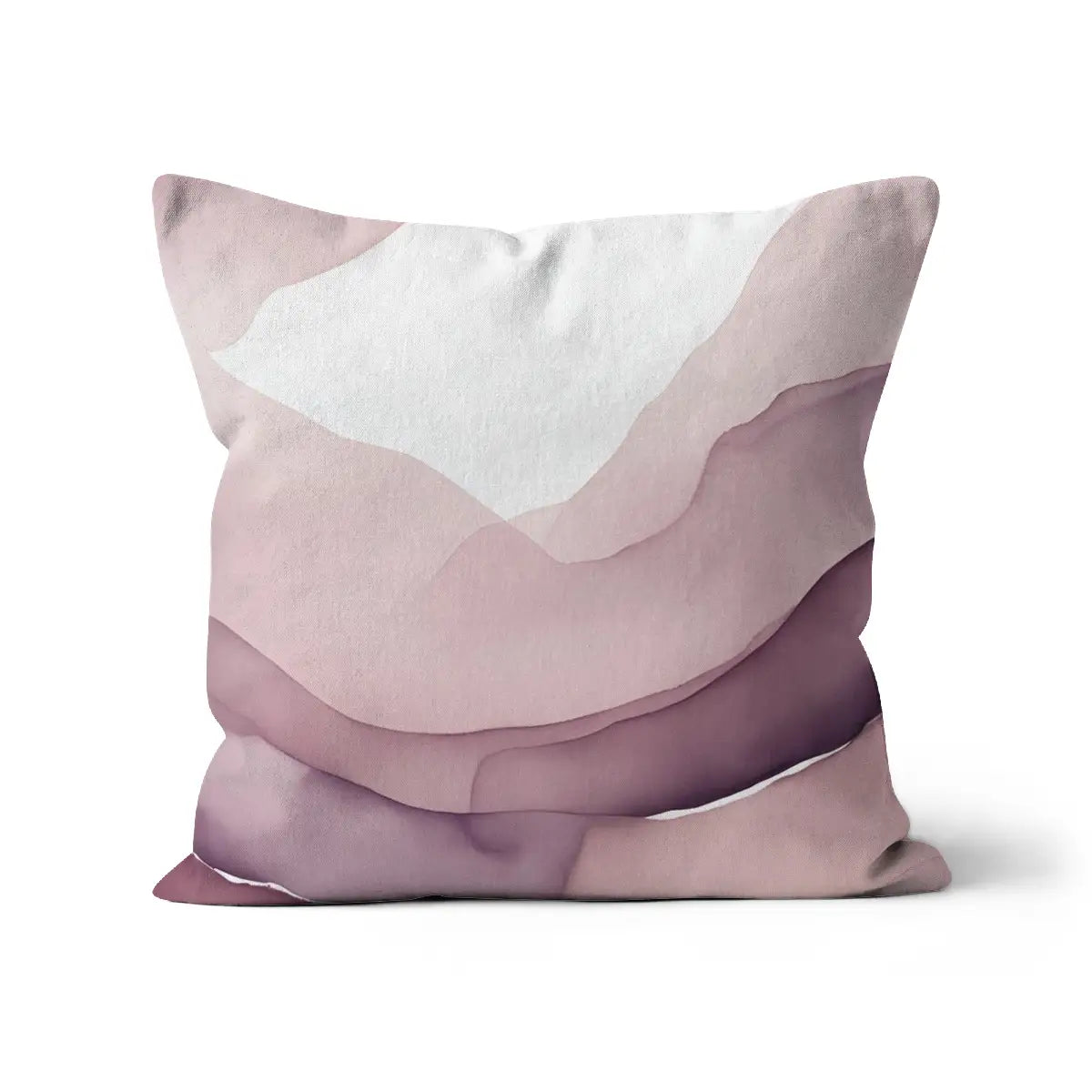 Romantic Whispers - Throw Pillow in Blush and Purple