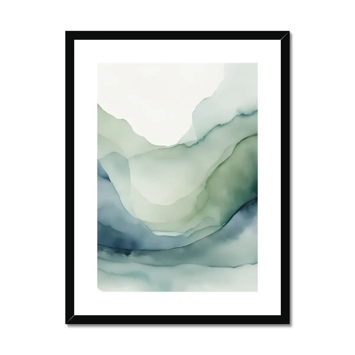 Sea Breeze - Calming Elegance, Wall Art in Teal.