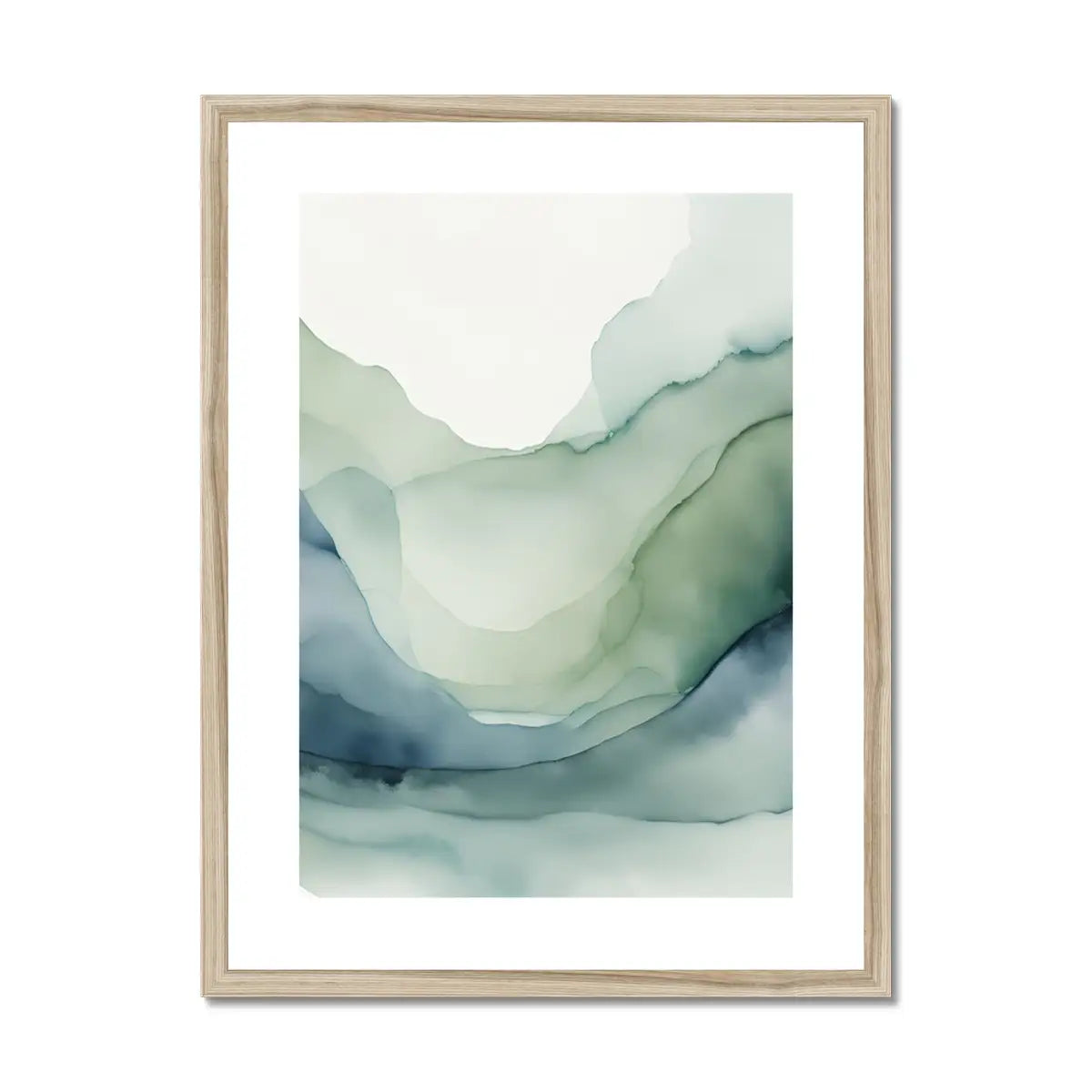 Sea Breeze - Calming Elegance, Wall Art in Teal.