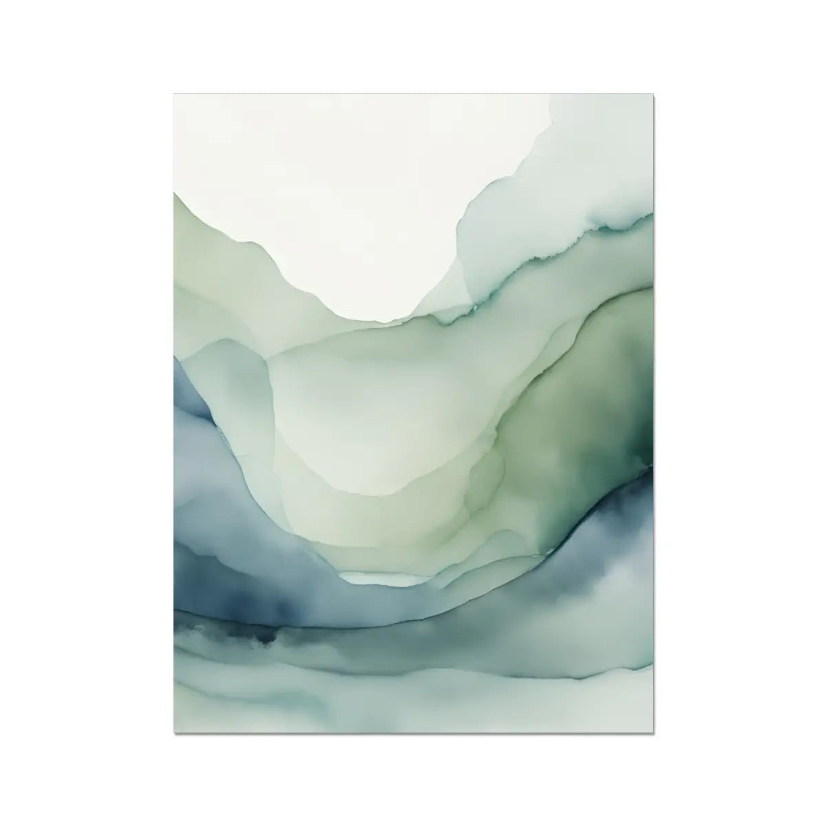 Sea Breeze - Calming Elegance, Wall Art in Teal.