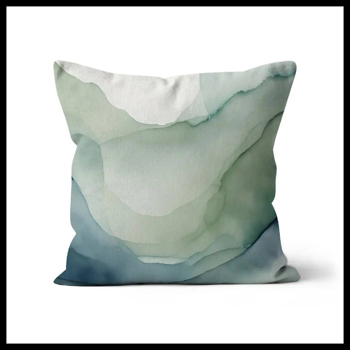 Sea Breeze: Calming elegance. Bespoke Cushion in Teal