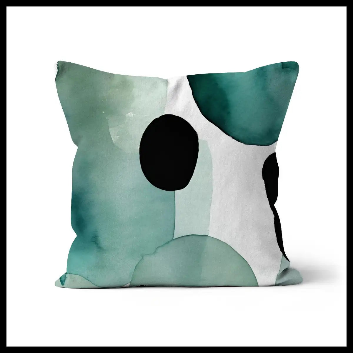 Serene Oasis - Bespoke Cushion in Teal and Turqouise