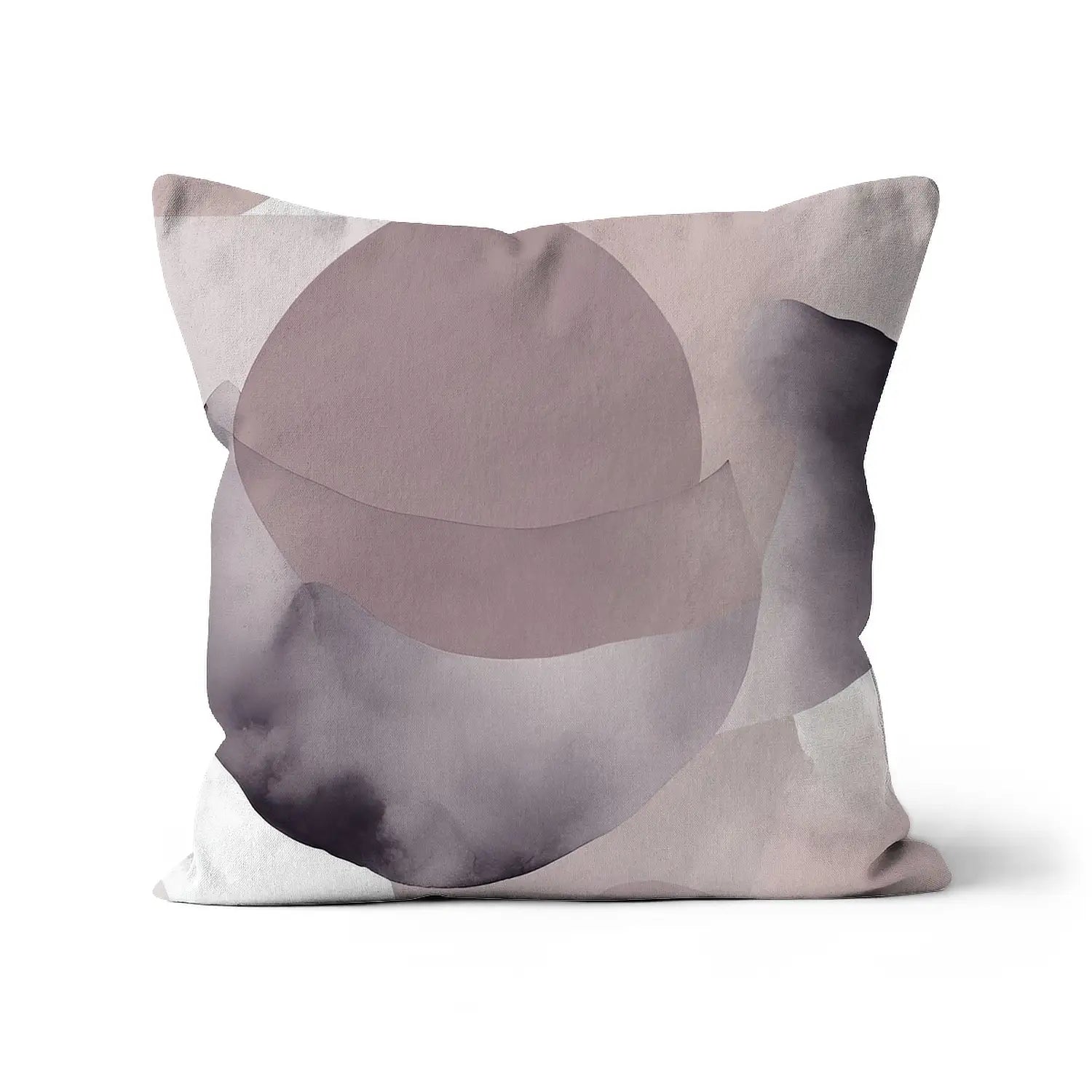 Subtle Petals - handmade Nordic abstract throw pillow