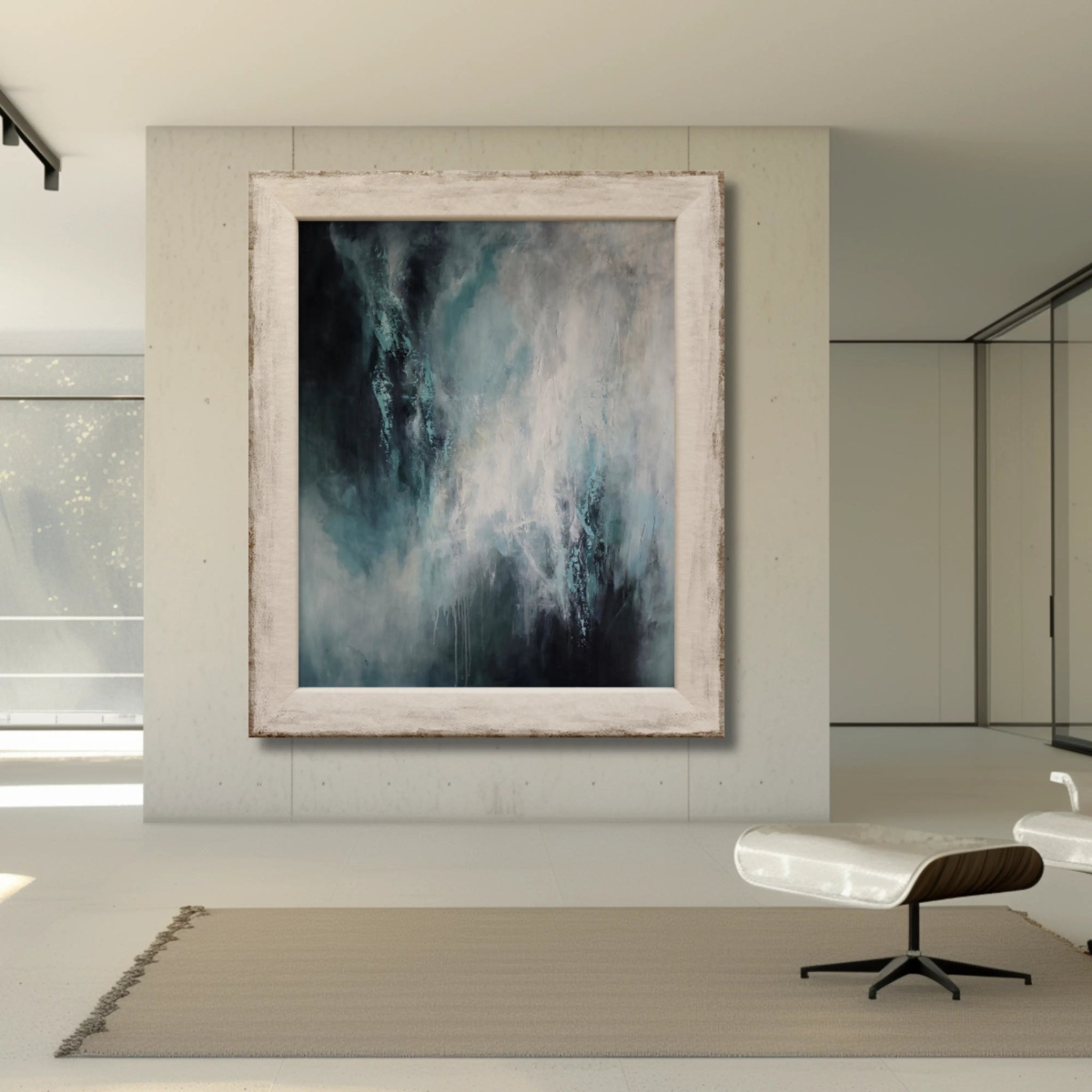 Allure | Contemporary Abstract Painting for Modern Living Room - Anez Ka Arts Luxury Wall Art