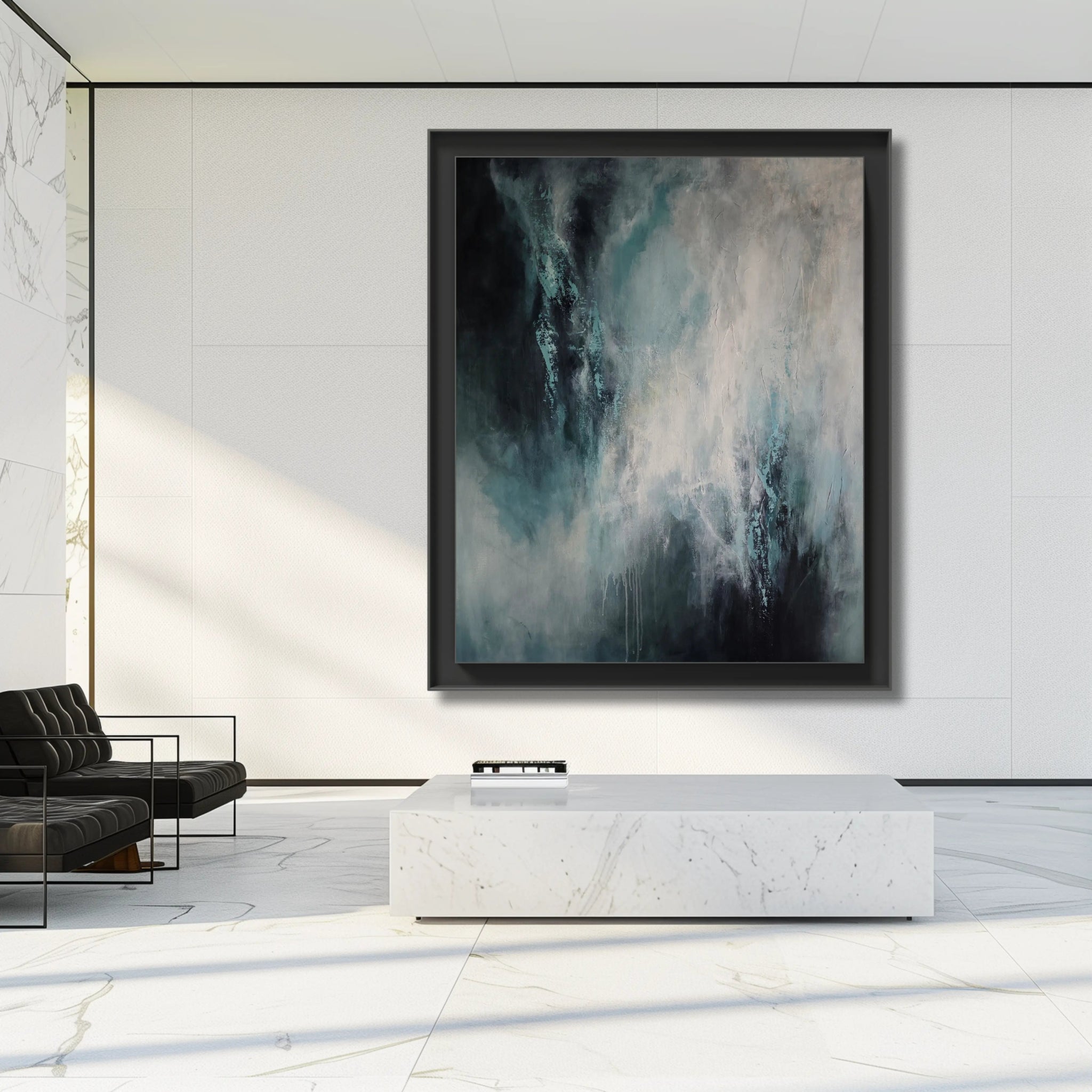 Allure | Contemporary Abstract Painting for Modern Living Room - Anez Ka Arts Luxury Wall Art