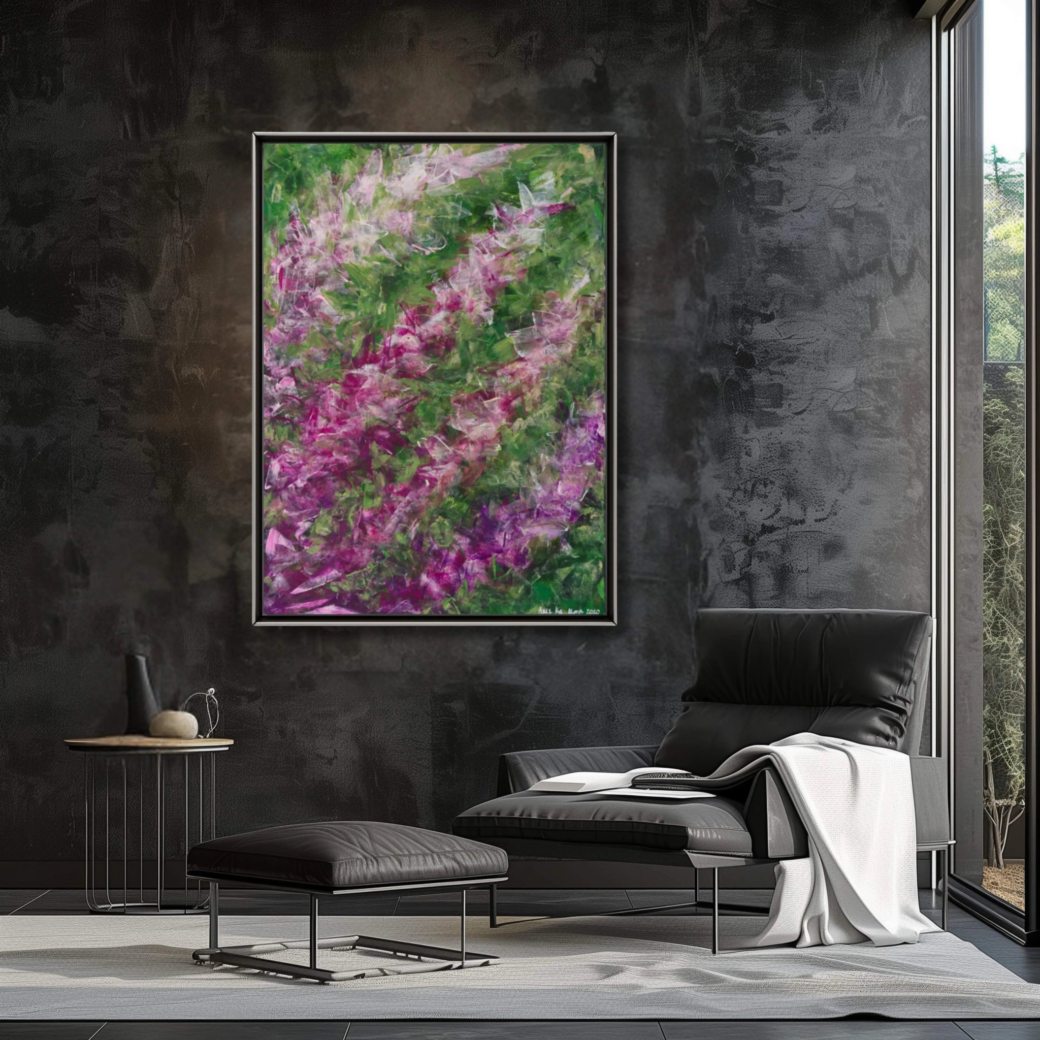 Blossom | Large Original Abstract Art for Modern Homes - Anez Ka Arts Luxury Wall Art