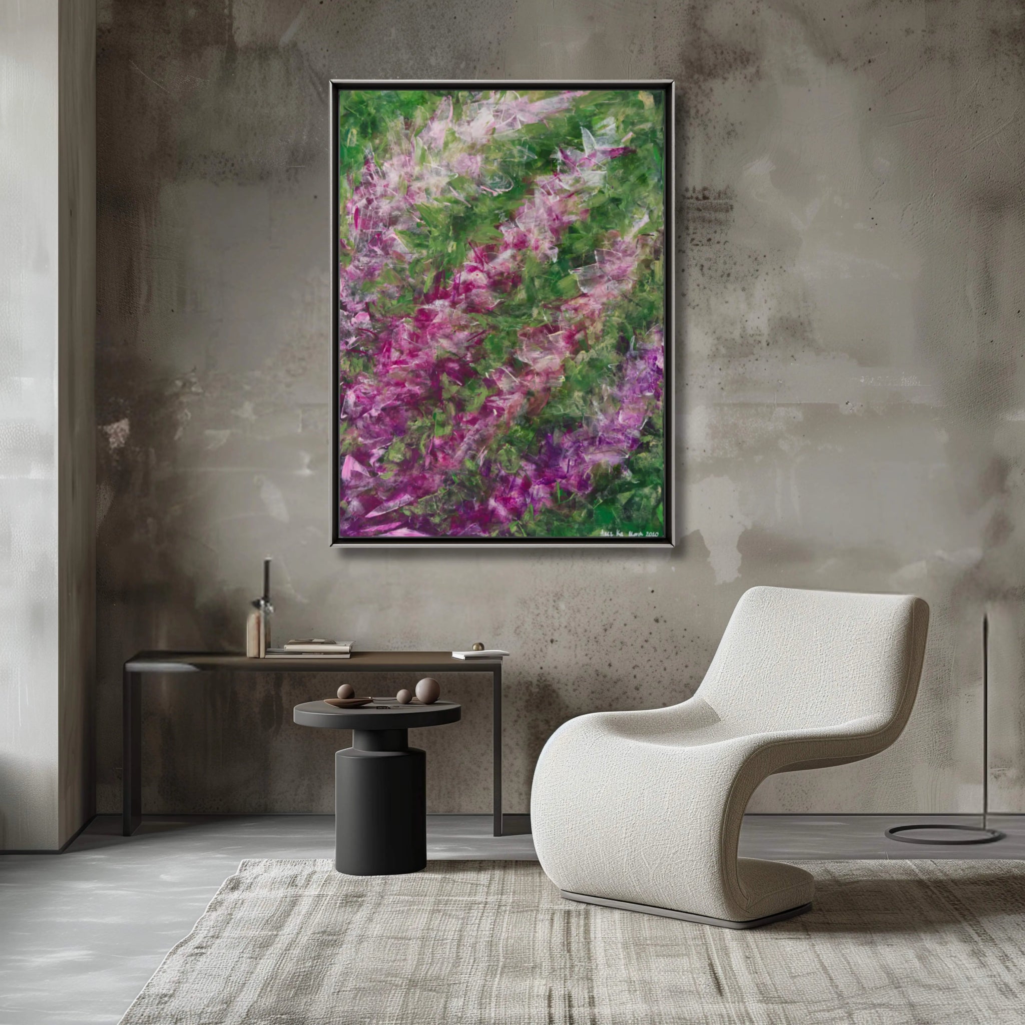 Blossom | Large Original Abstract Art for Modern Homes - Anez Ka Arts Luxury Wall Art