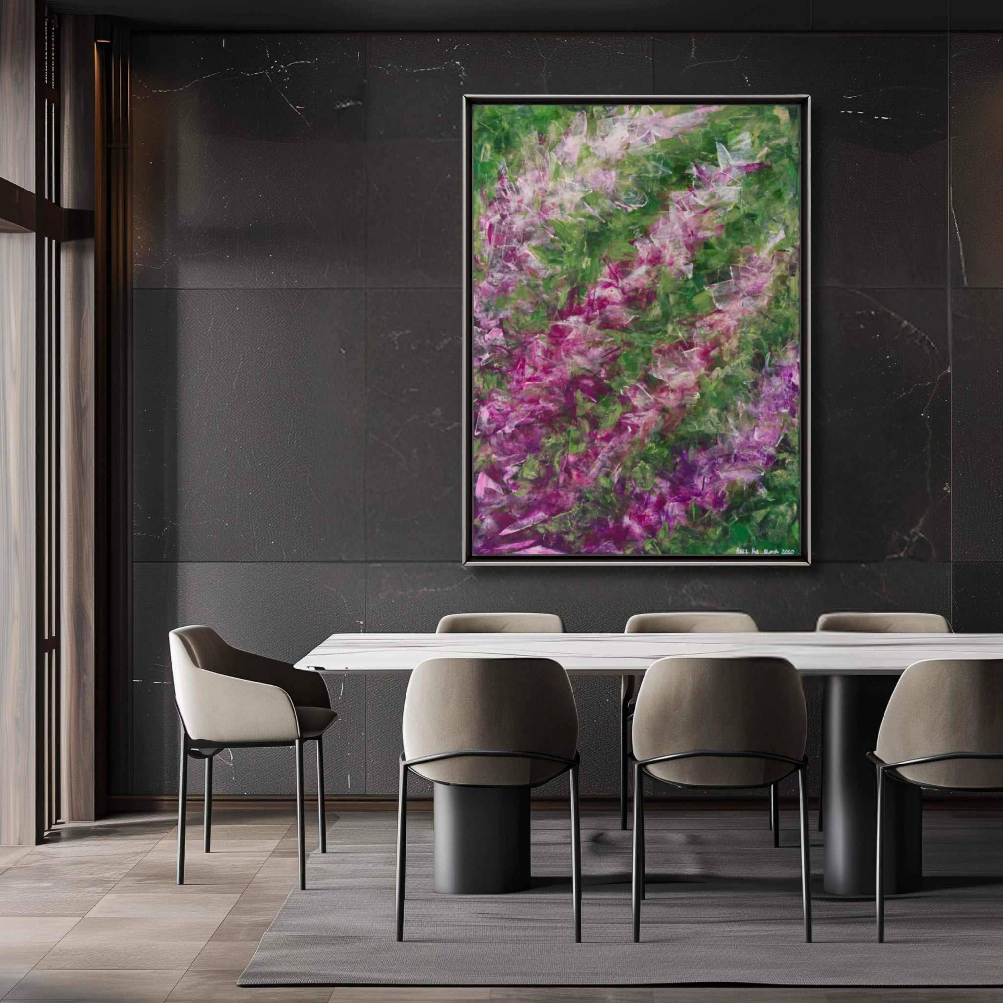 Blossom | Large Original Abstract Art for Modern Homes - Anez Ka Arts Luxury Wall Art