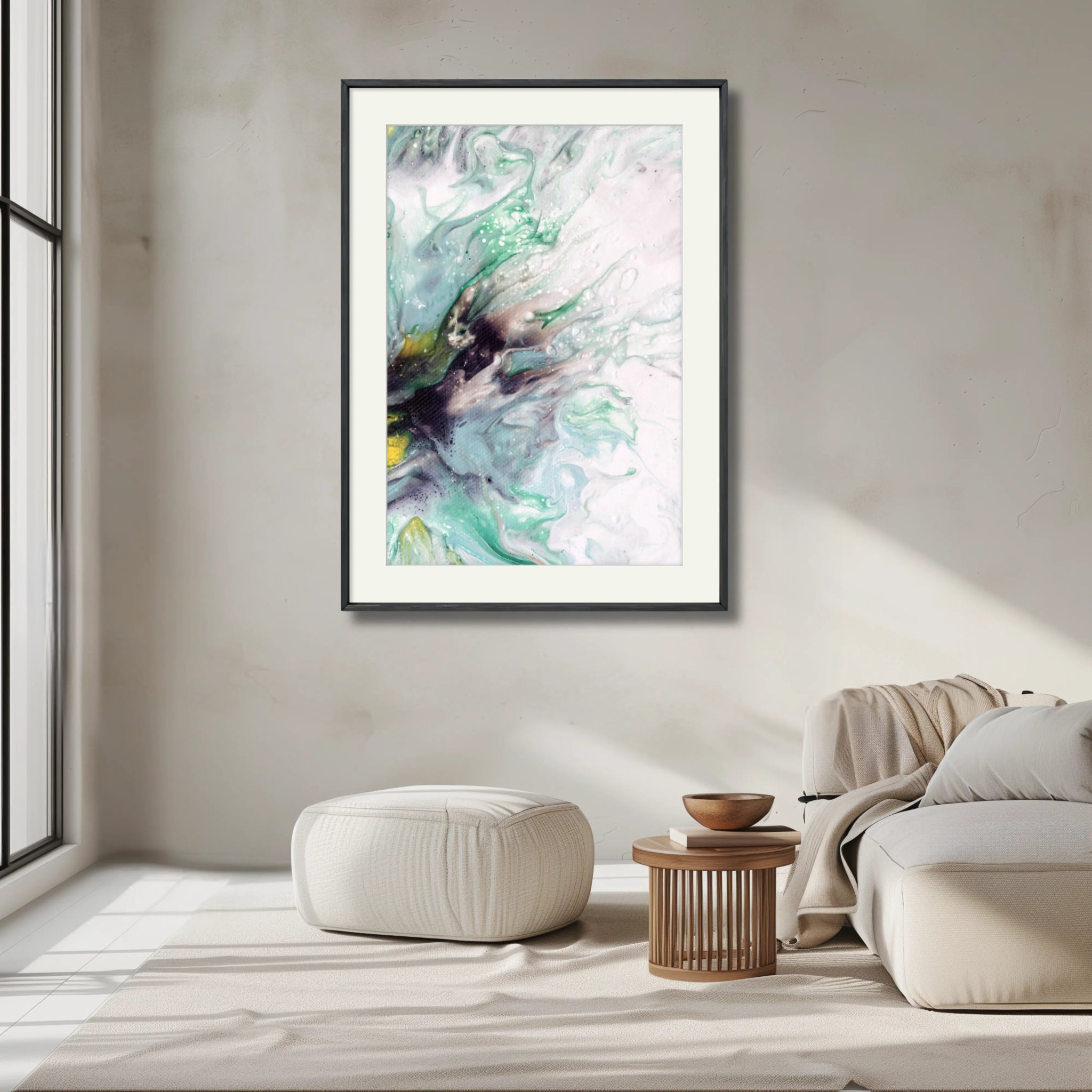 Celestial Embrace | Luxury Wall Art Print - Anez Ka Arts Luxury Wall Art