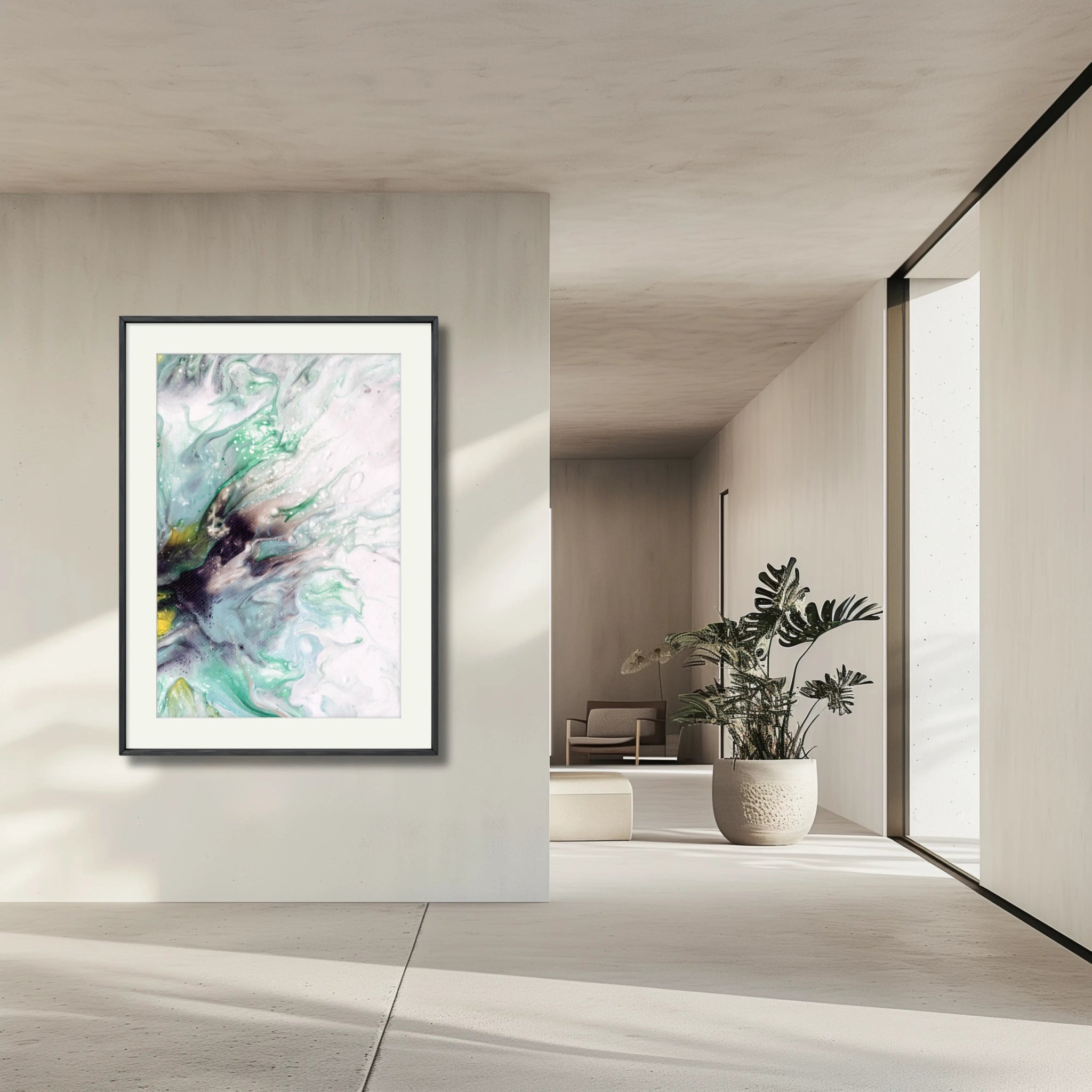 Celestial Embrace | Luxury Wall Art Print - Anez Ka Arts Luxury Wall Art